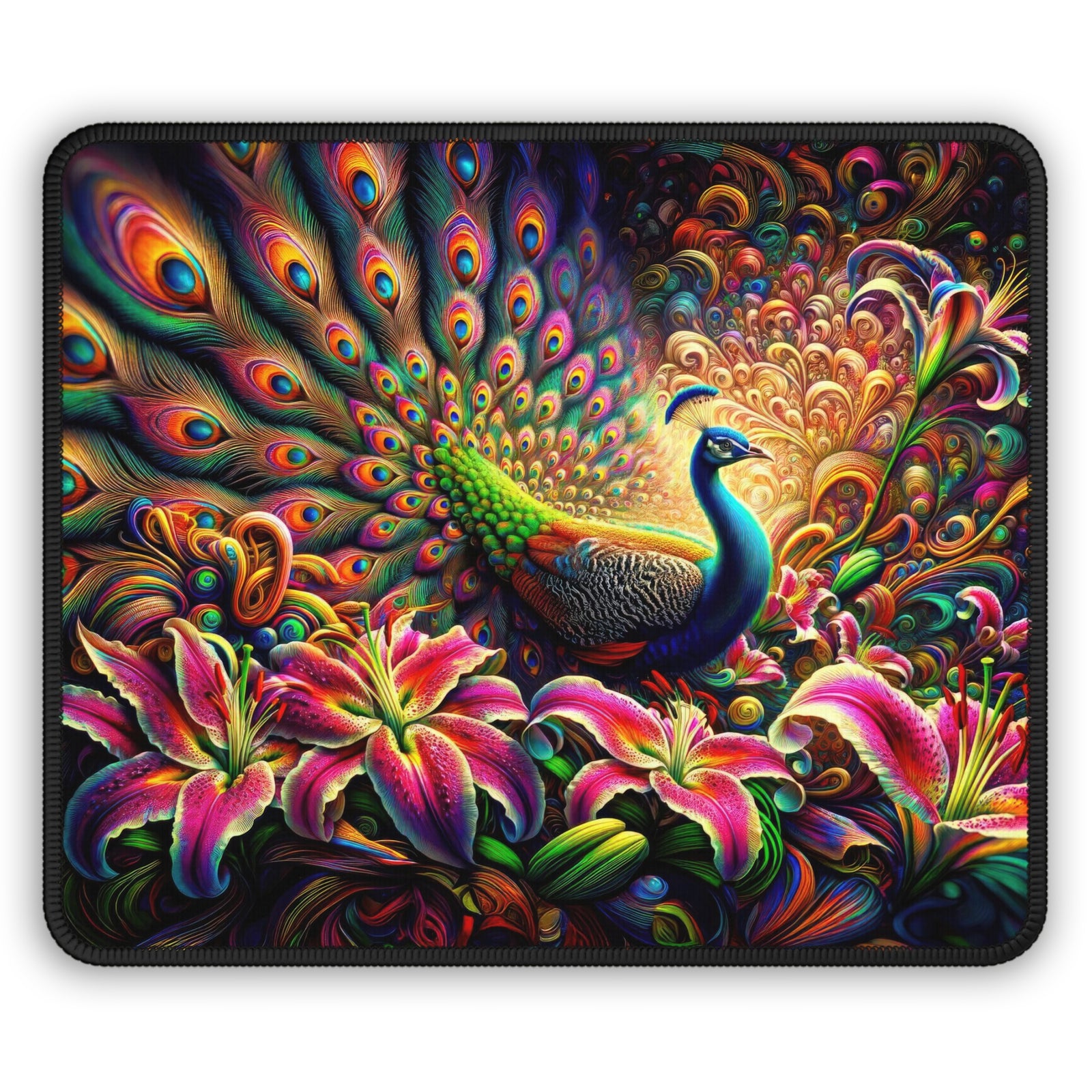 Supernova Feather Fantasy Gaming Mouse Pad