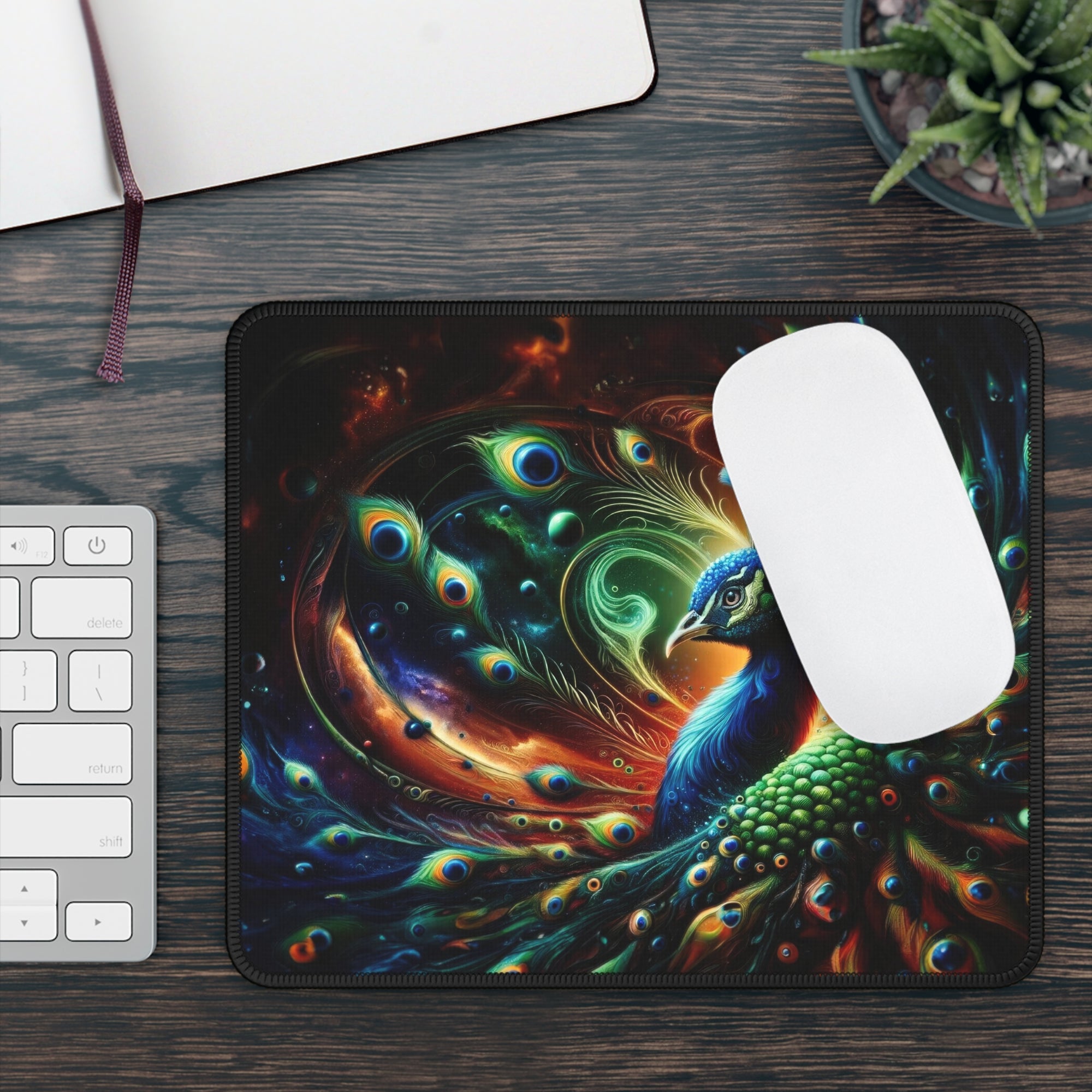 Celestial Quill Ballet Gaming Mouse Pad