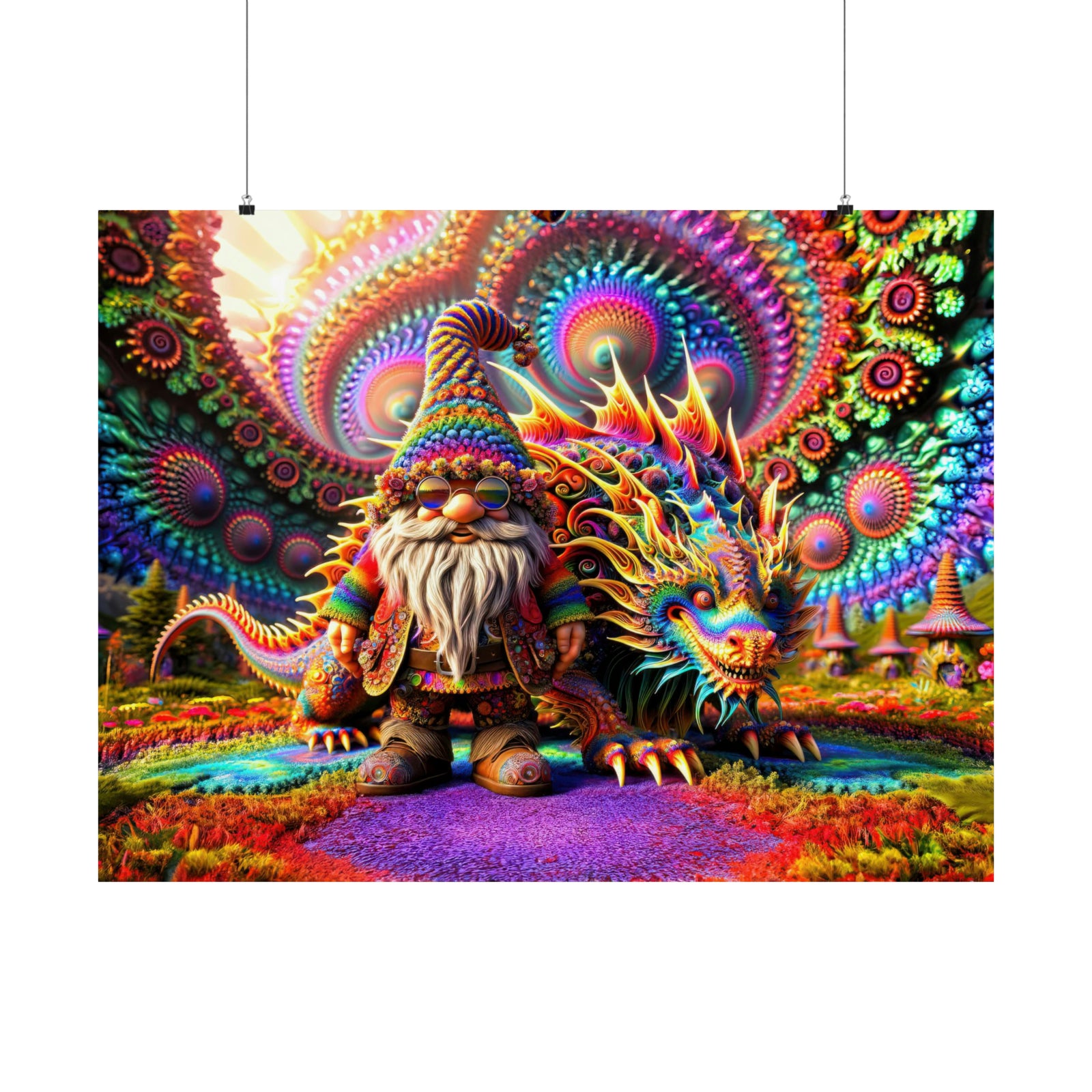 The Gnome's Psychedelic Guardian Poster