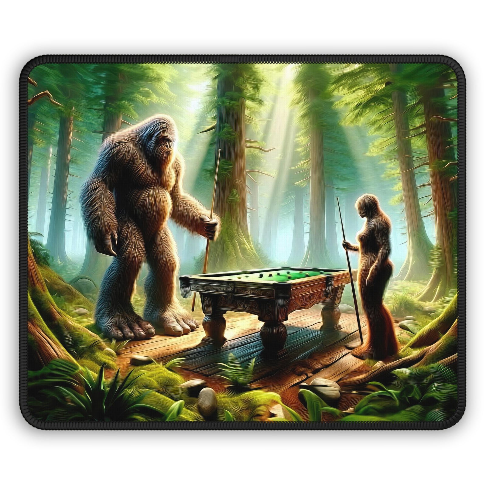 Mystic Woods Pool Game Gaming Mouse Pad