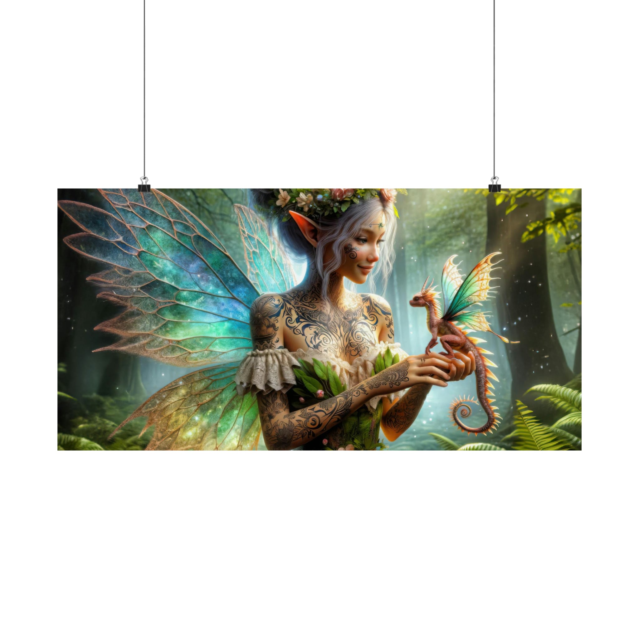 The Faerie and Her Dragonette Poster