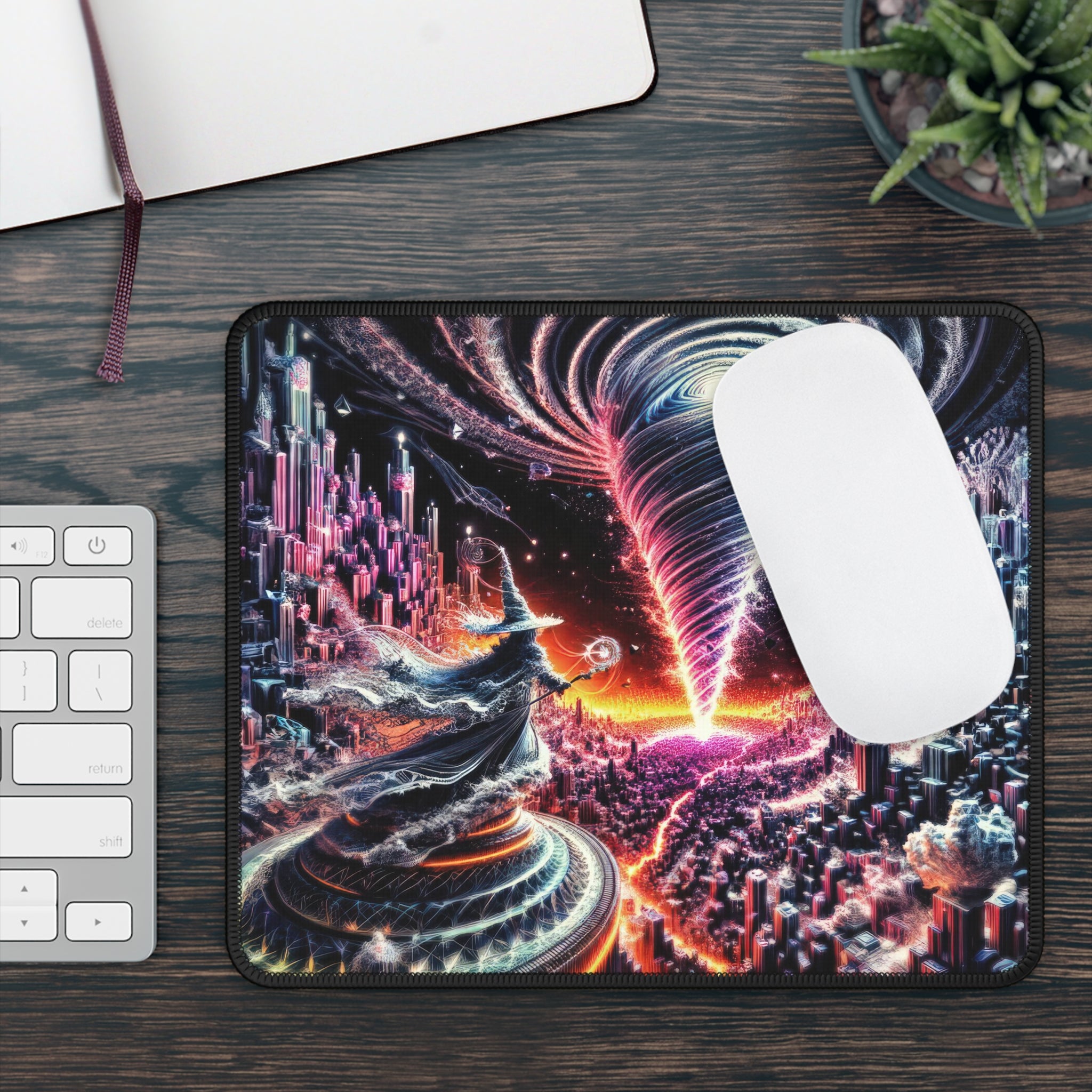 Convergence of Cosmic Symphonies Gaming Mouse Pad