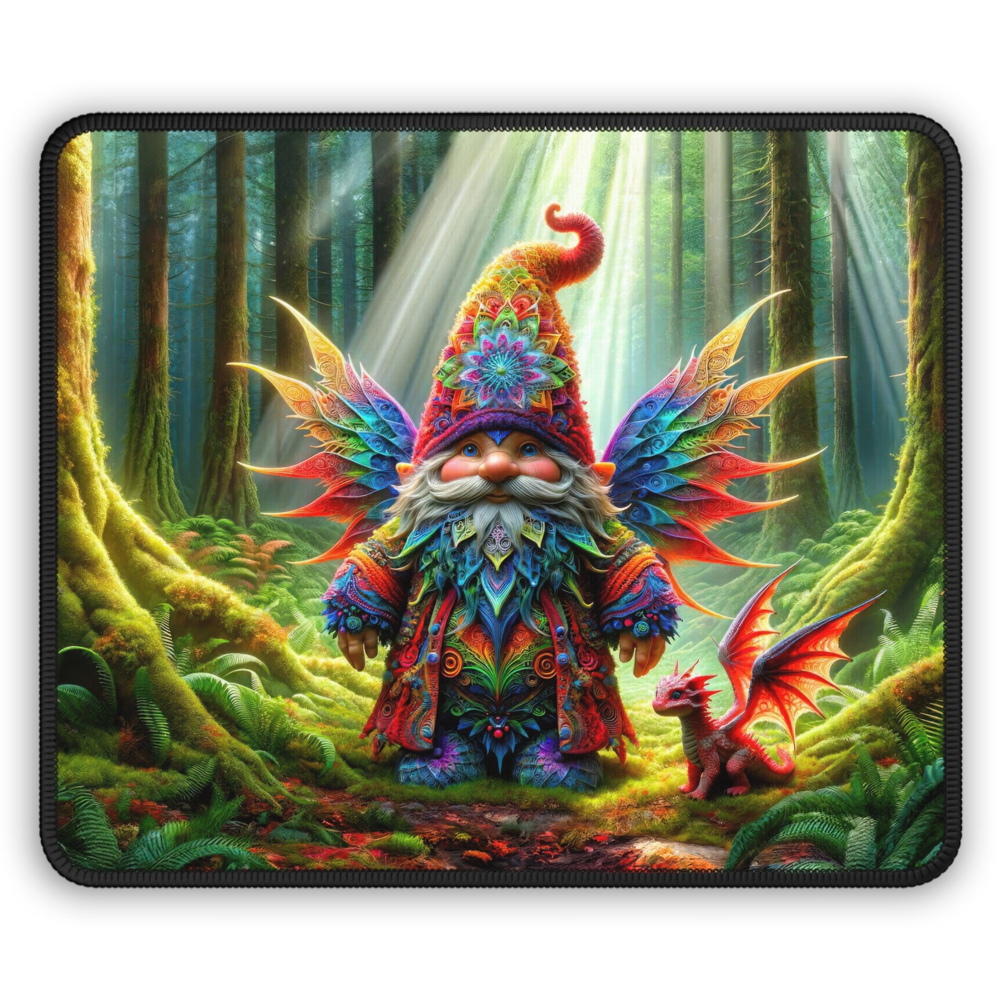 The Guardian of Whimsy Wood Gaming Mouse Pad