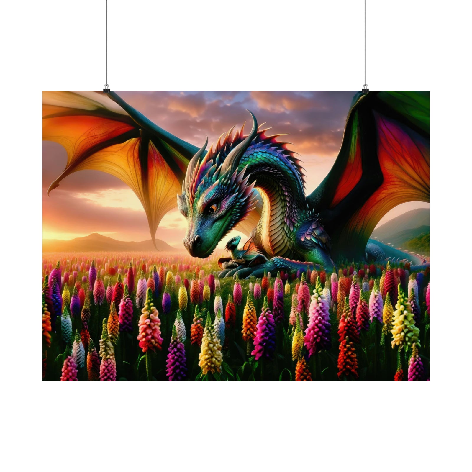 Guardian's Embrace at Snapdragon Vale Poster