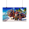Gnomes and the Iguana Dragon Poster