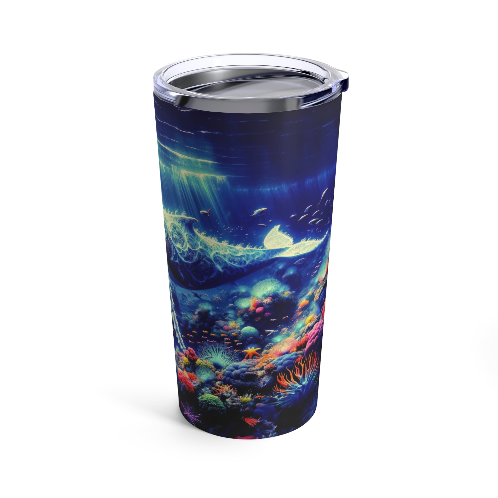 Voyage of the Sapphire Whale Tumbler 20oz