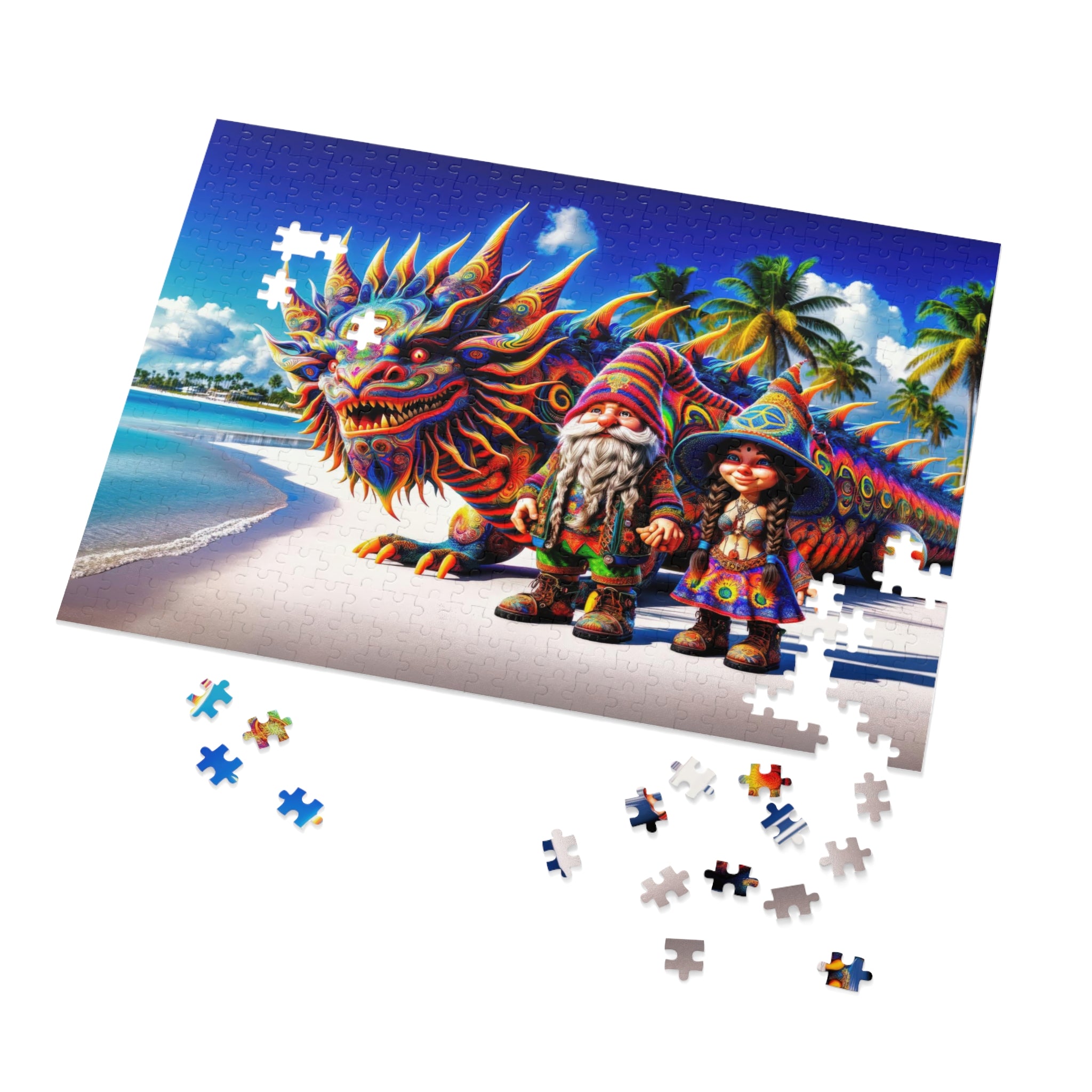 Gnomes and the Iguana Dragon Puzzle