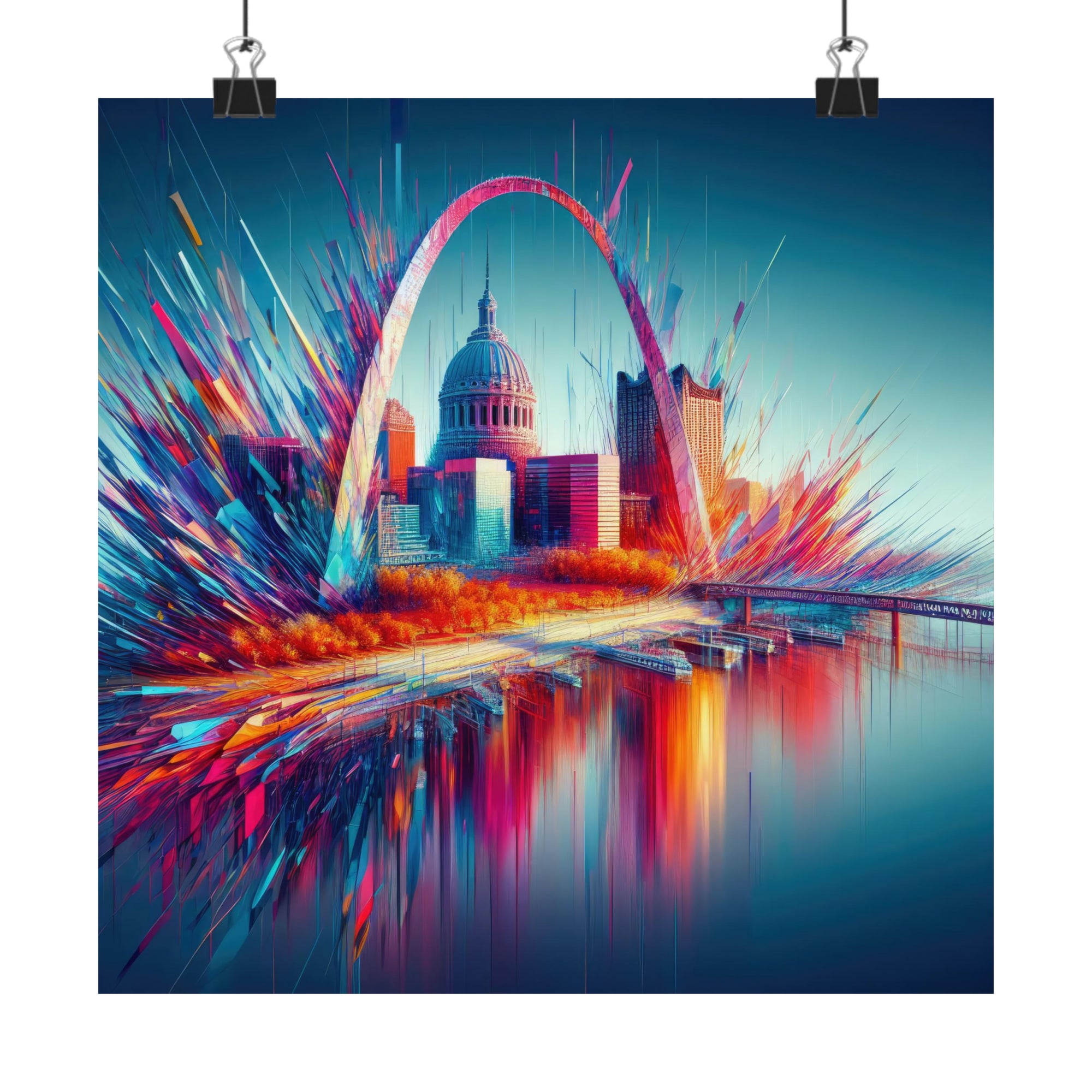 Ethereal Saint Louis Poster