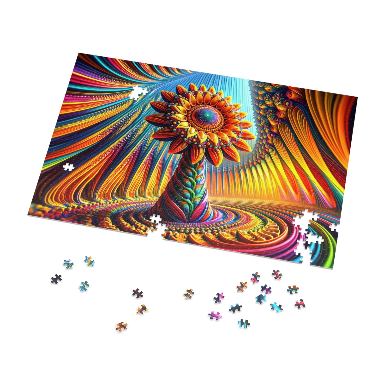 Kaleidoscopic Bloom Jigsaw Puzzle