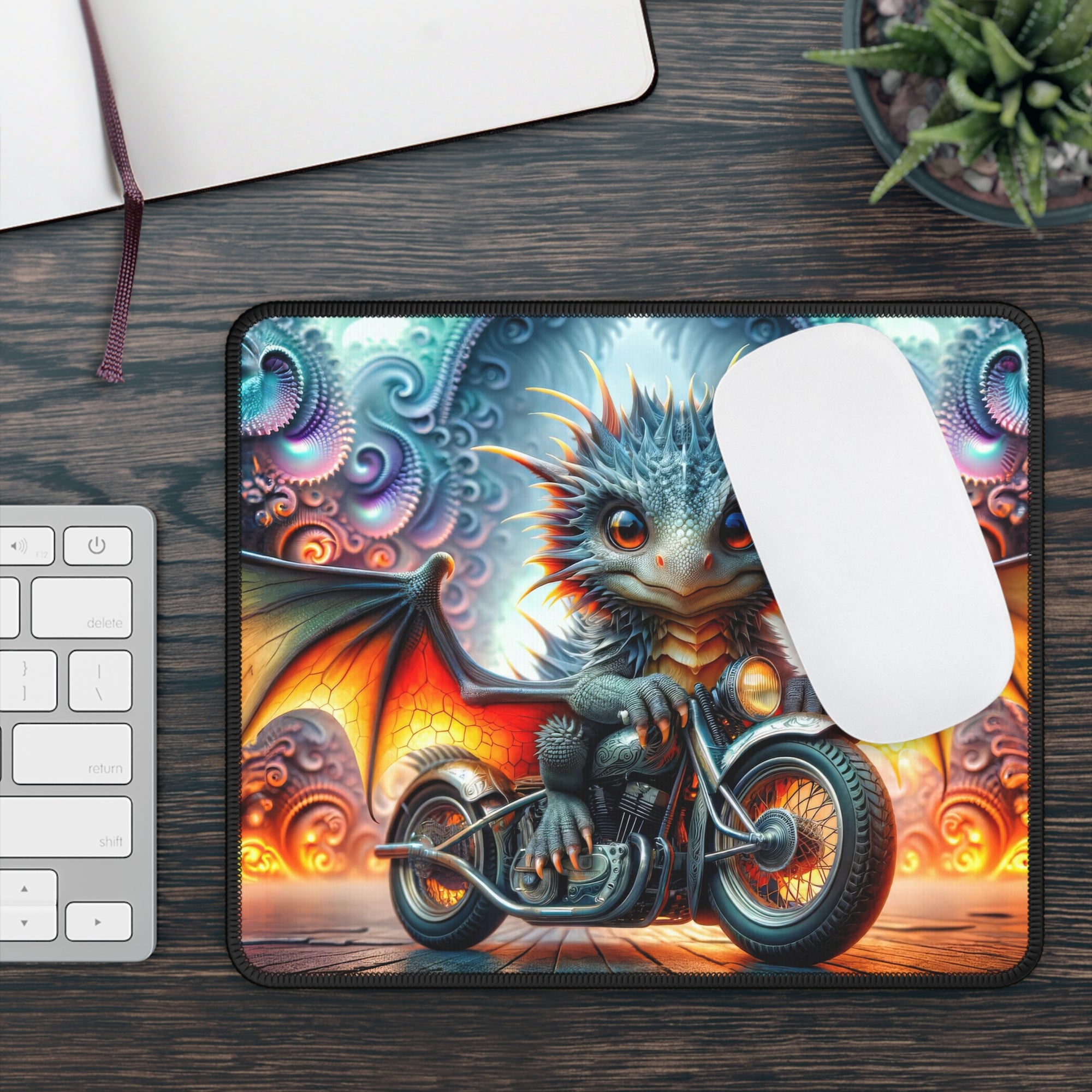 Iron Scales and Leather Wings Gaming Mouse Pad