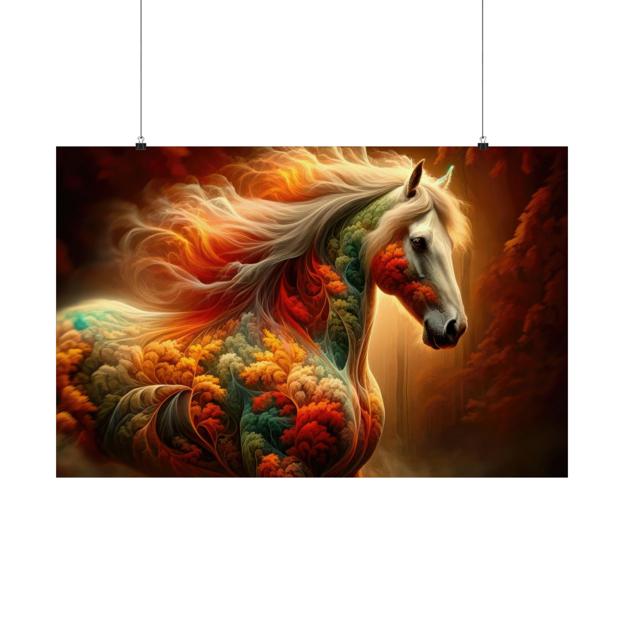 The Equine Illusion Poster