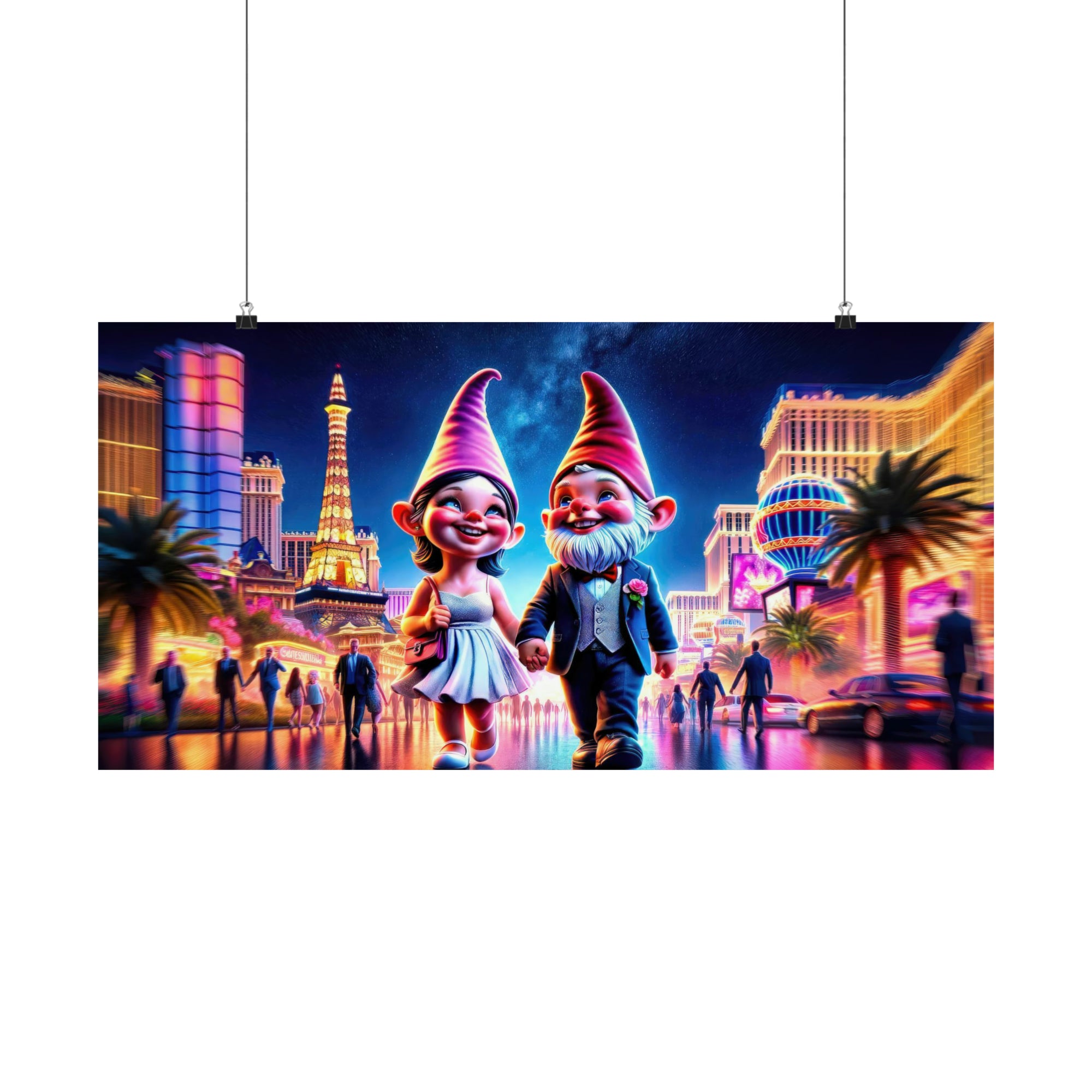 Elara and Finn's Honeymoon in Vegas Poster