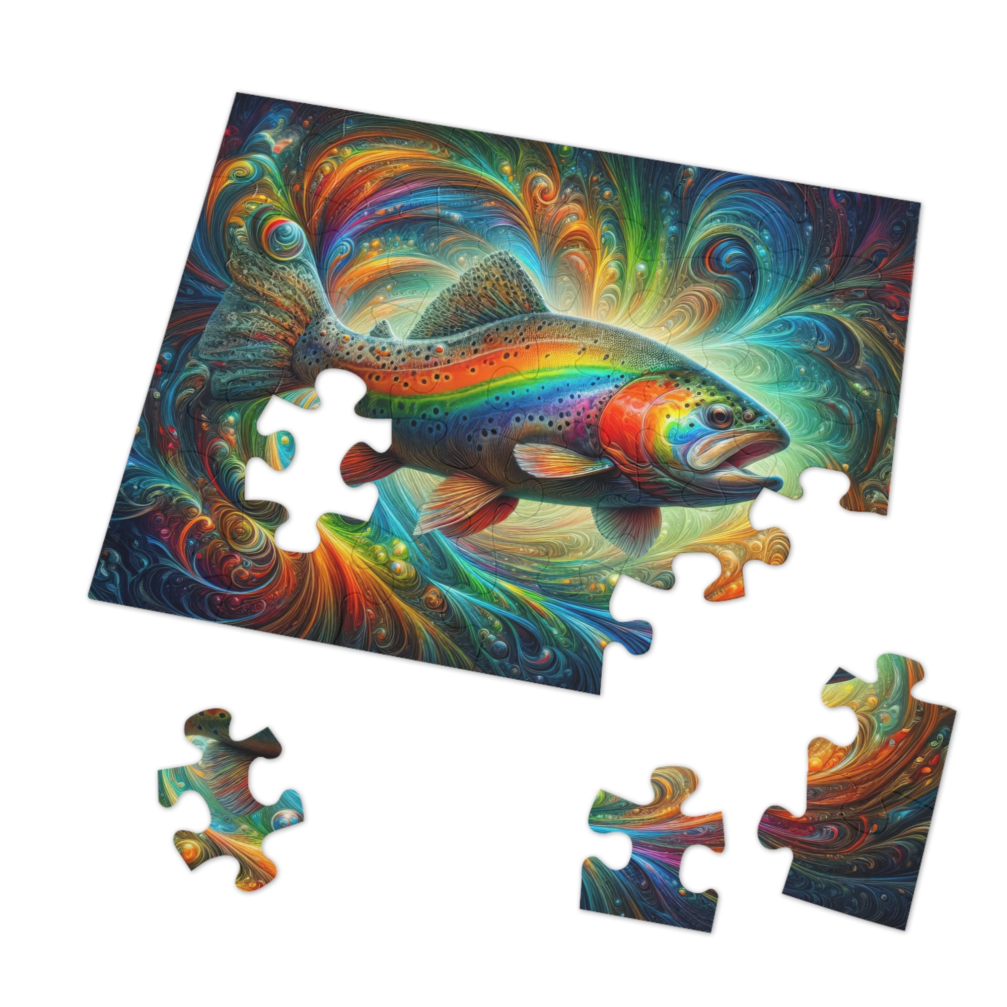 Rainbow River Dance Jigsaw Puzzle