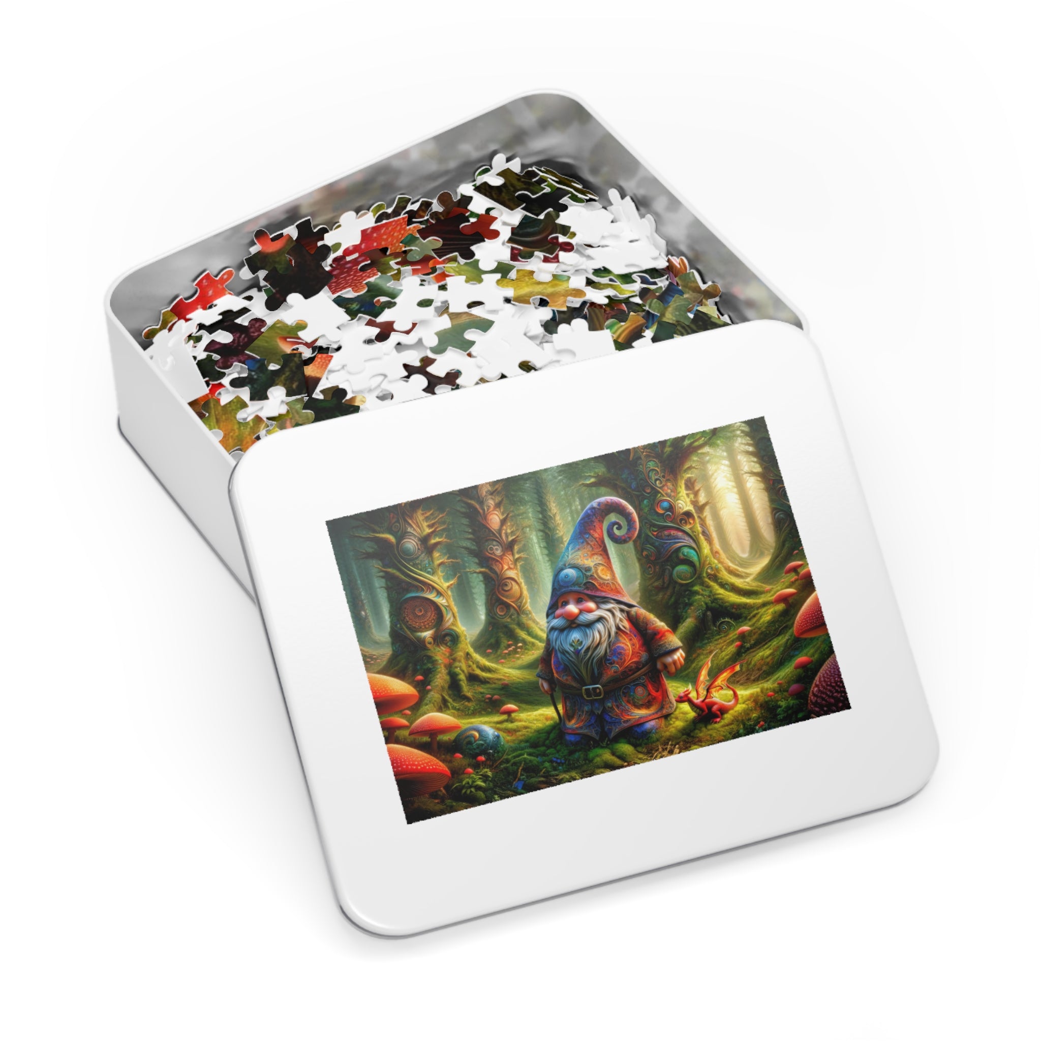 The Gnome's Fractal Forest Jigsaw Puzzle