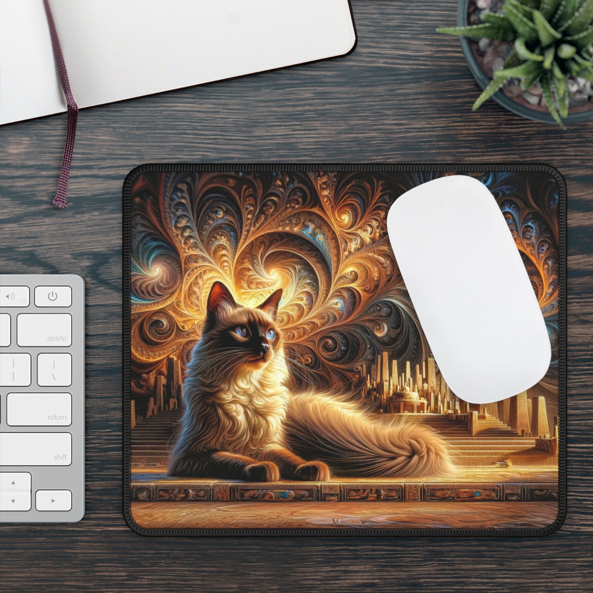 The Watcher of the Eternal Sands Gaming Mouse Pad