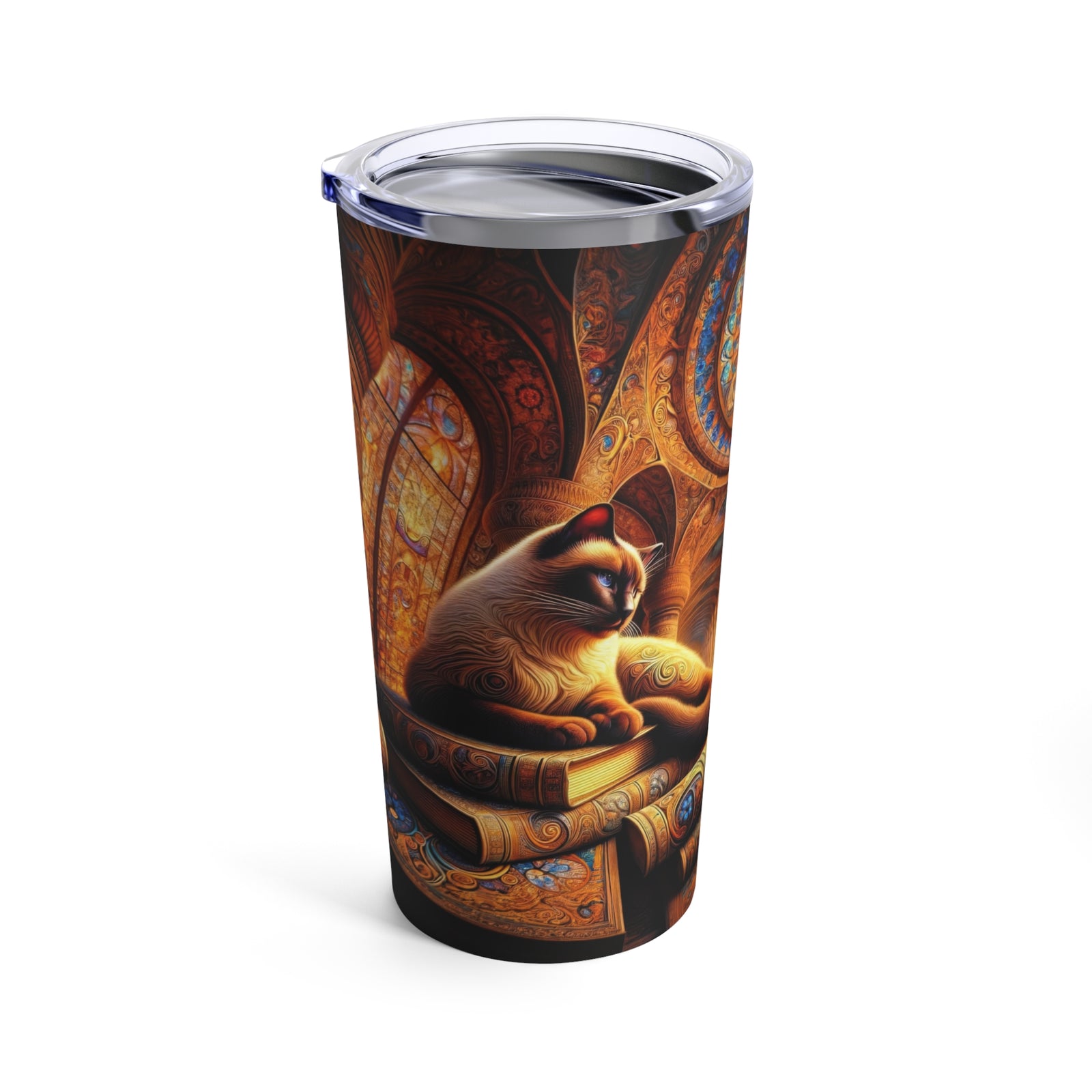 The Cat with the Sapphire Eyes Tumbler 20oz