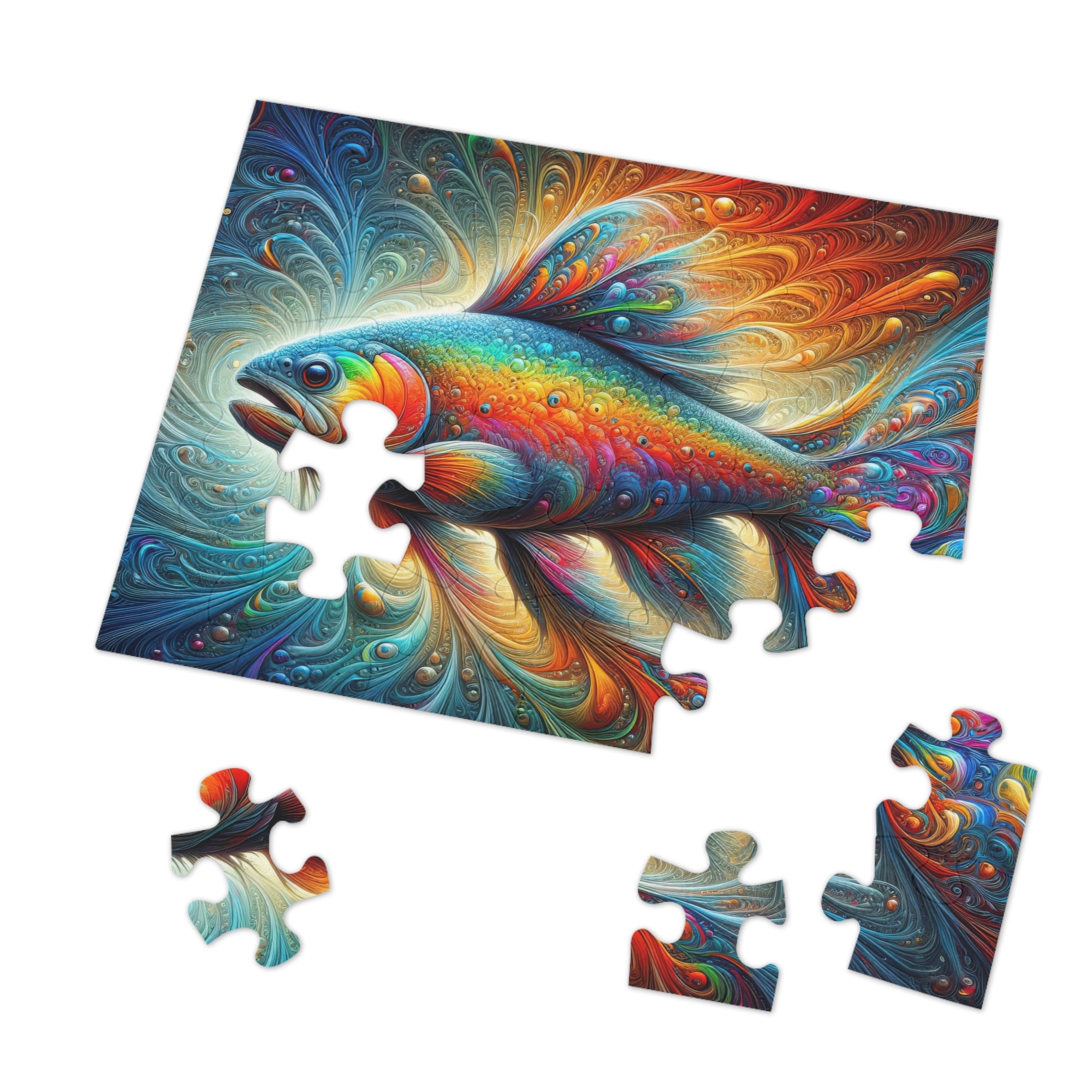 Abyssal Rainbow Jigsaw Puzzle