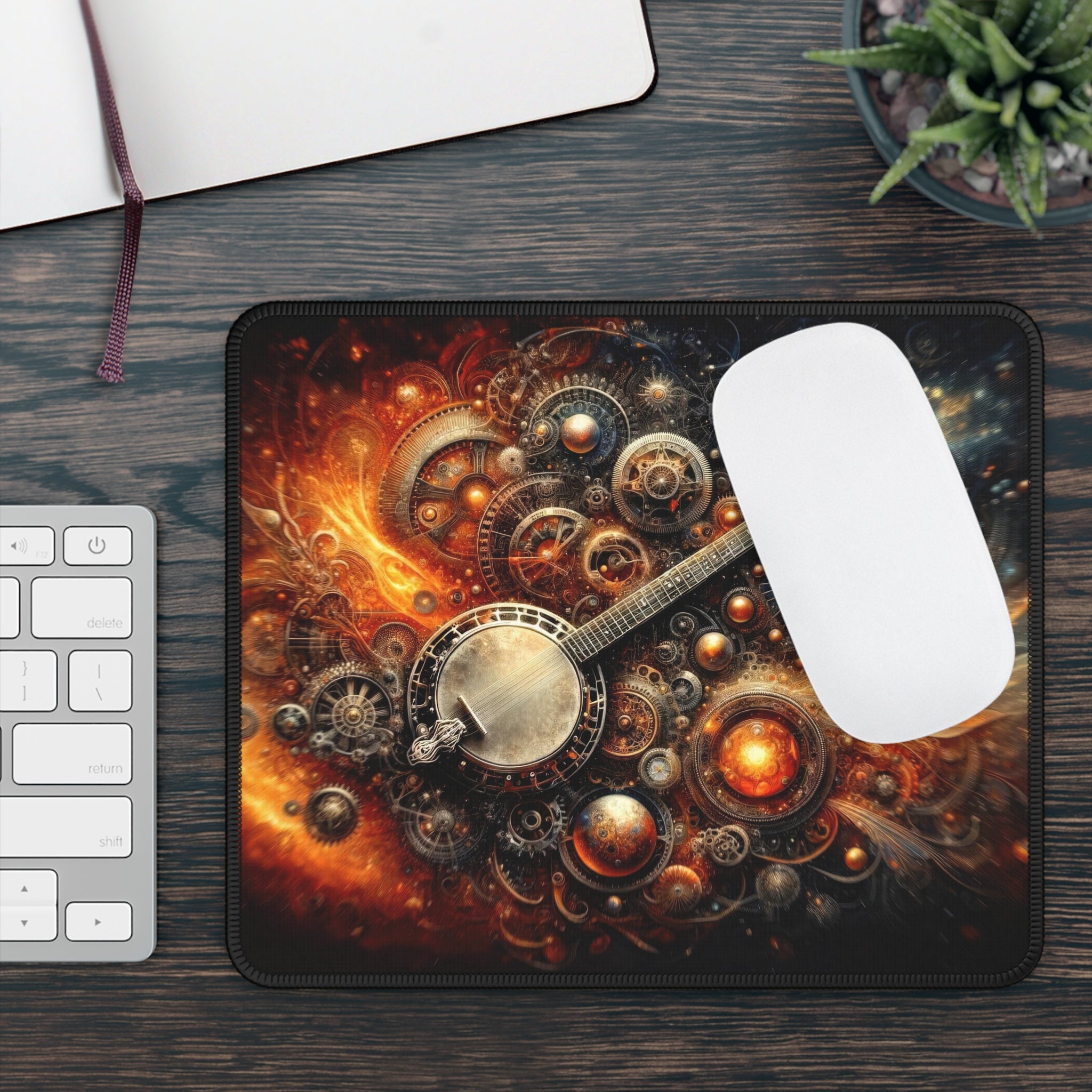 An Elegy of Cogs and Chords Gaming Mouse Pad
