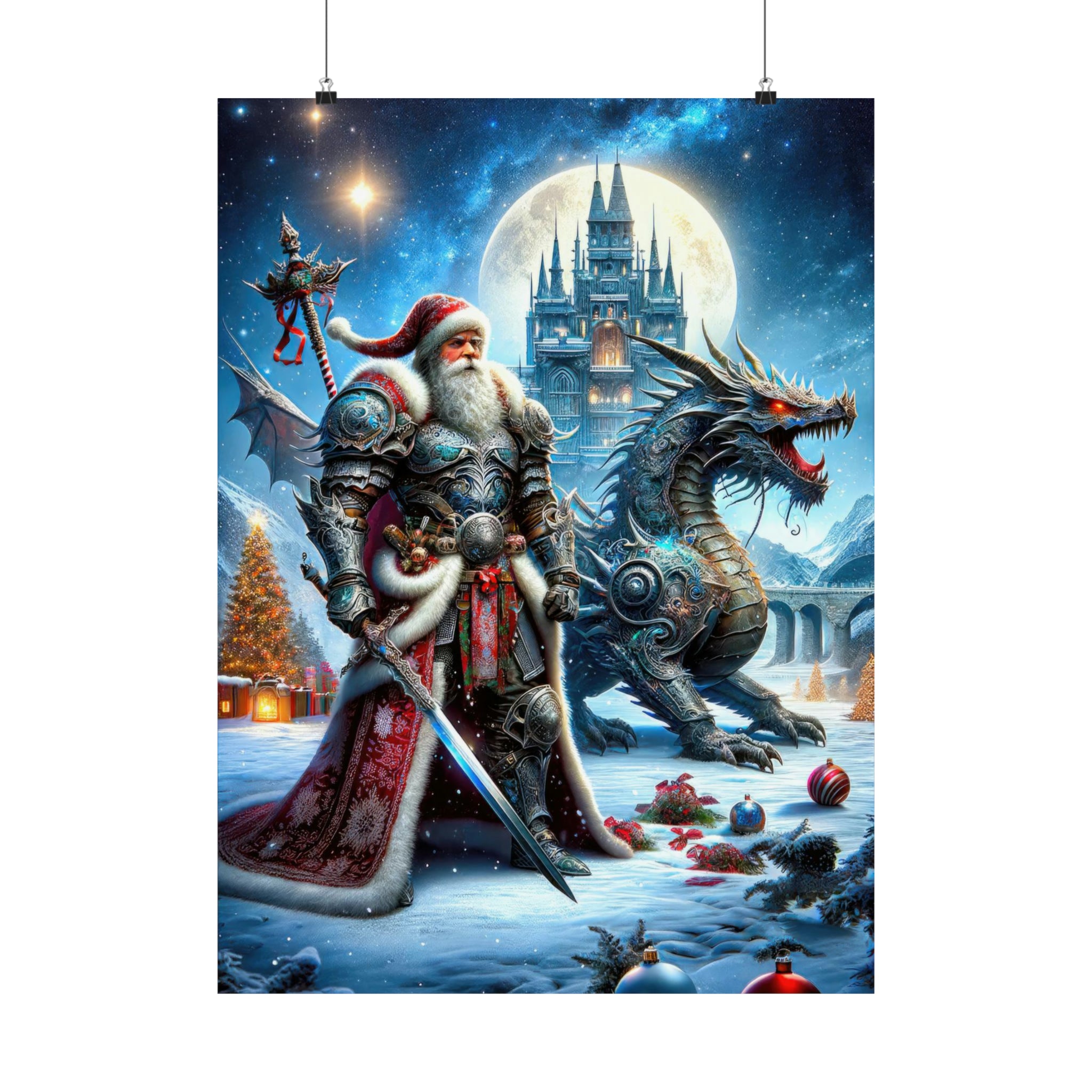 Santa's Mythical Eve Poster