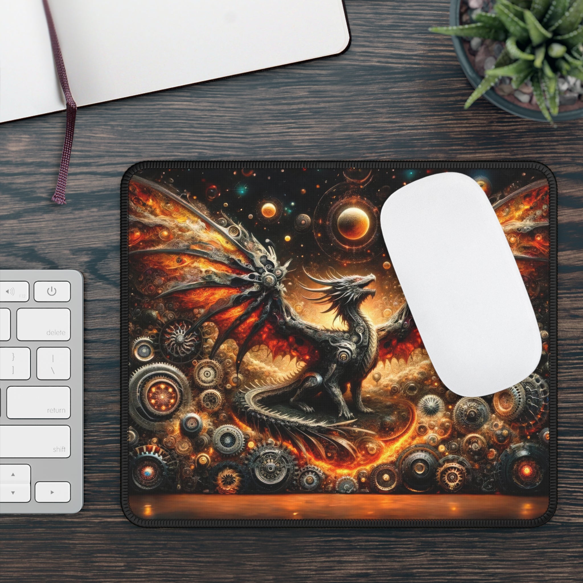 The Automaton Dragon Gaming Mouse Pad