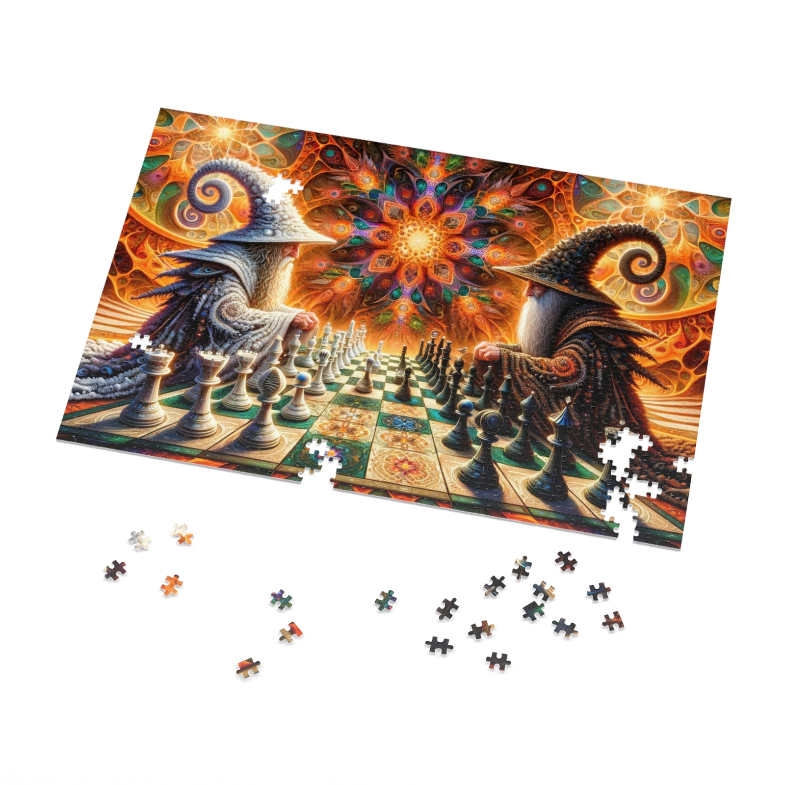 The Grandmasters of the Spiral Realms Jigsaw Puzzle