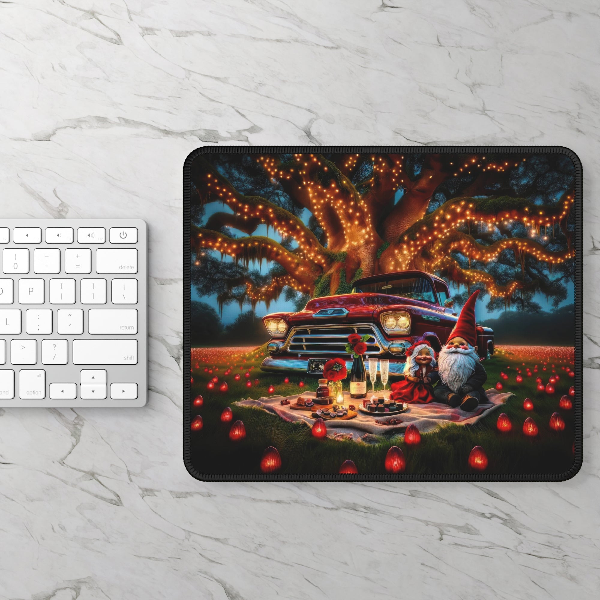 Lulu and Gigglefoot's Romantic Valentine Gaming Mouse Pad