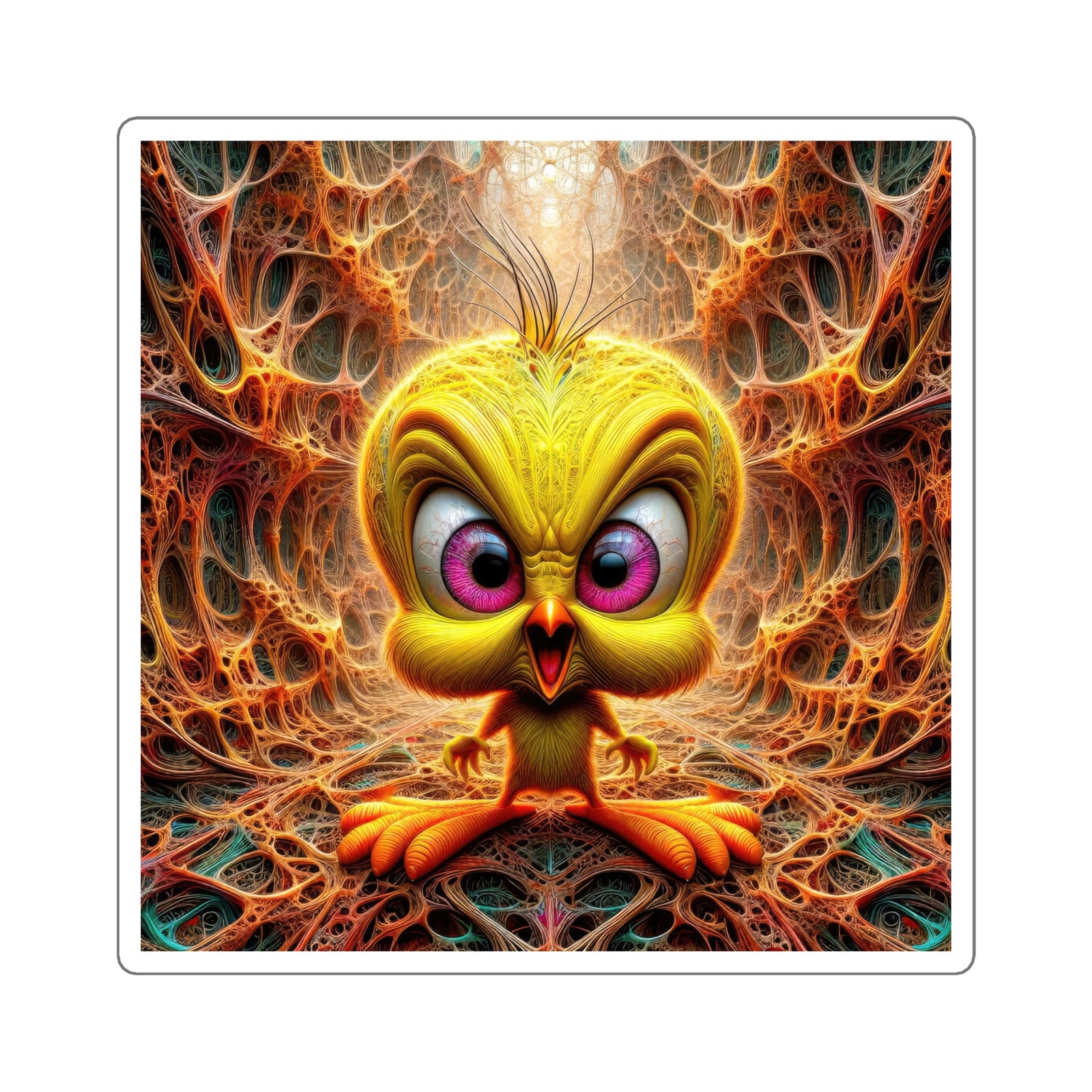 The Malevolent Mirth of Twisted Tweety Stickers