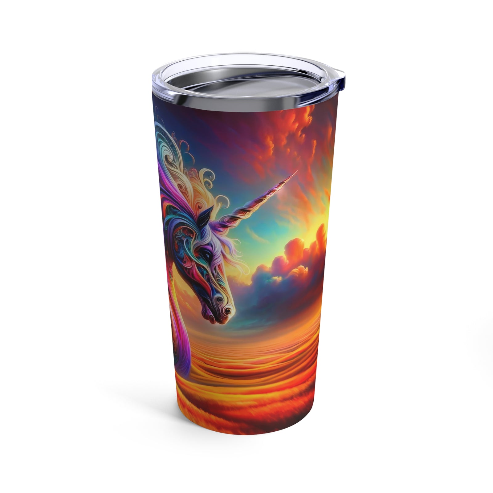 The Chromatic Chronicles of a Celestial Steed Tumbler 20oz