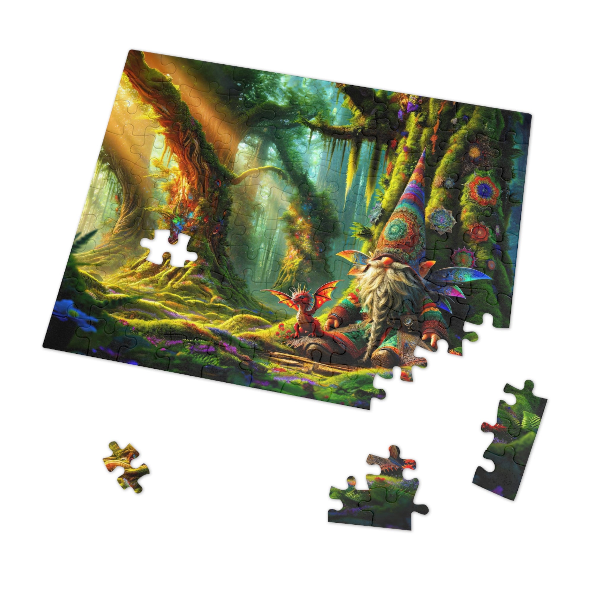 The Gnome's Enchanted Slumber Jigsaw Puzzle