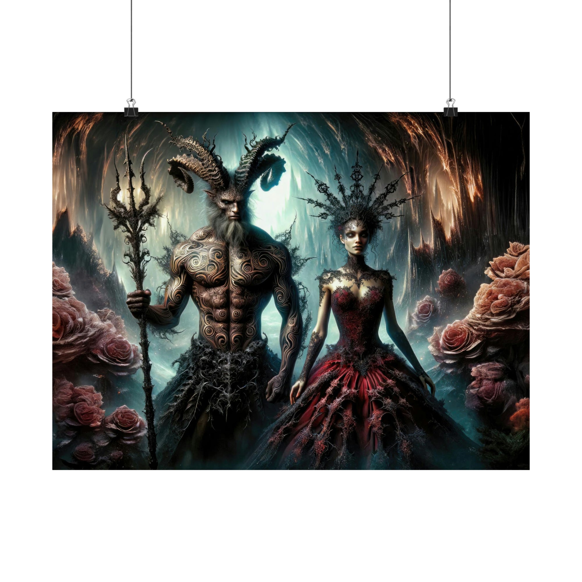 Twilight Coronation in the Rose Dominion Poster