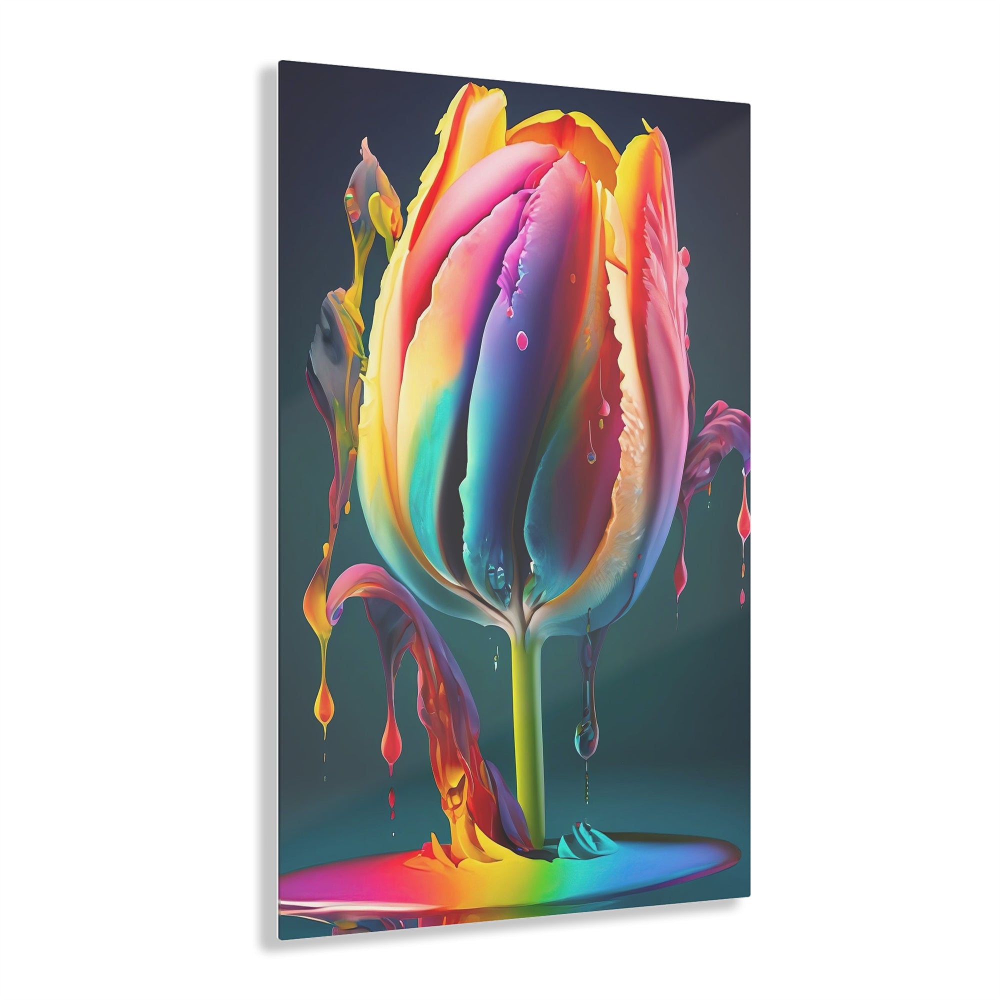 Tulip Dripz C Acrylic Print