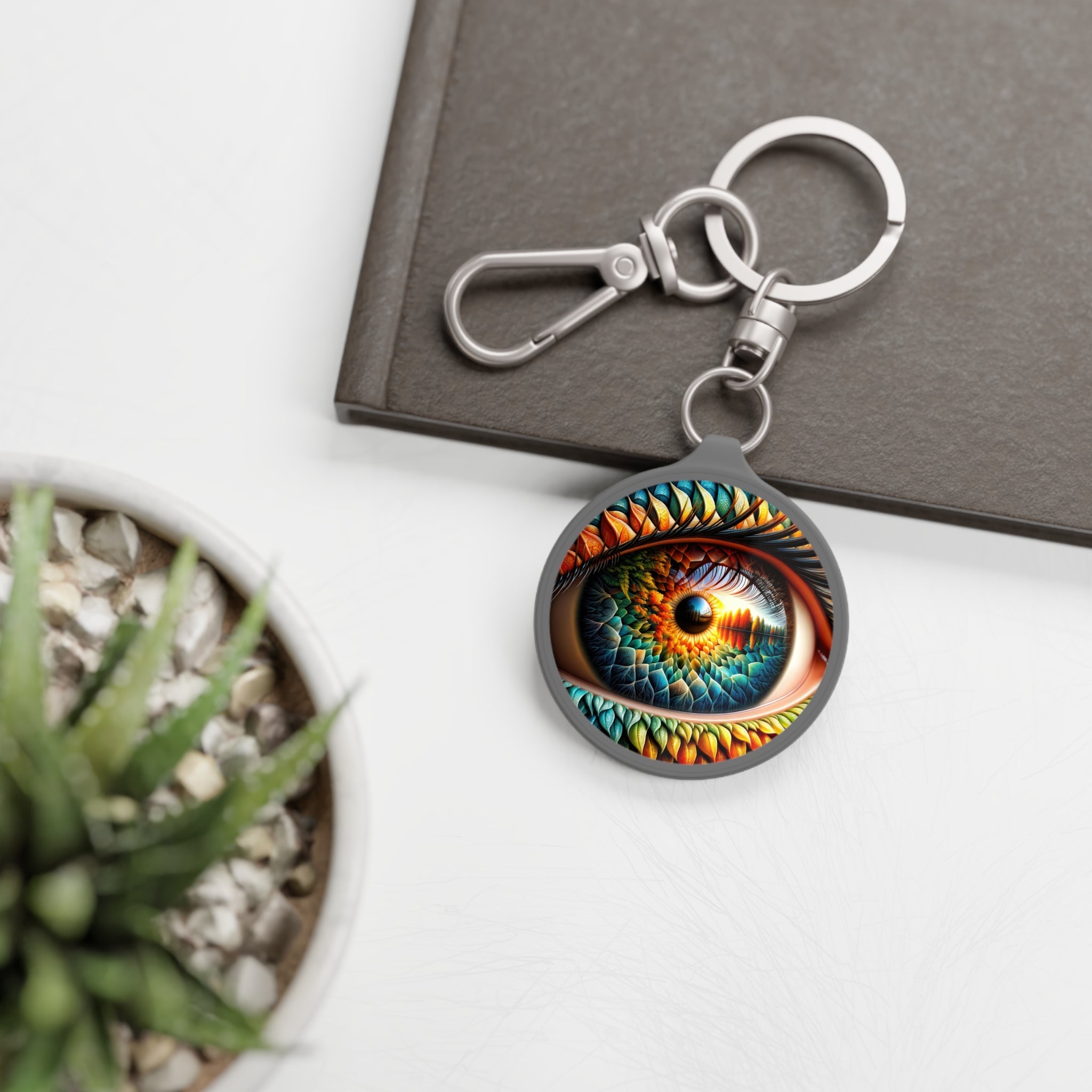 The Watchers' Whispers Keyring Tag
