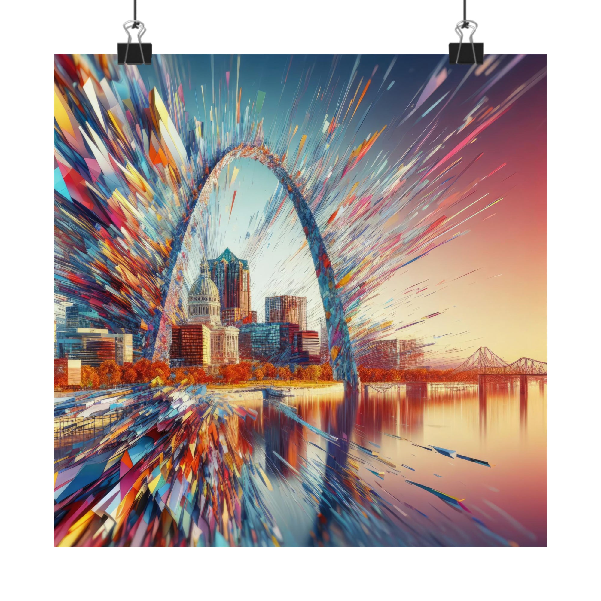St. Louis Tapestry Poster