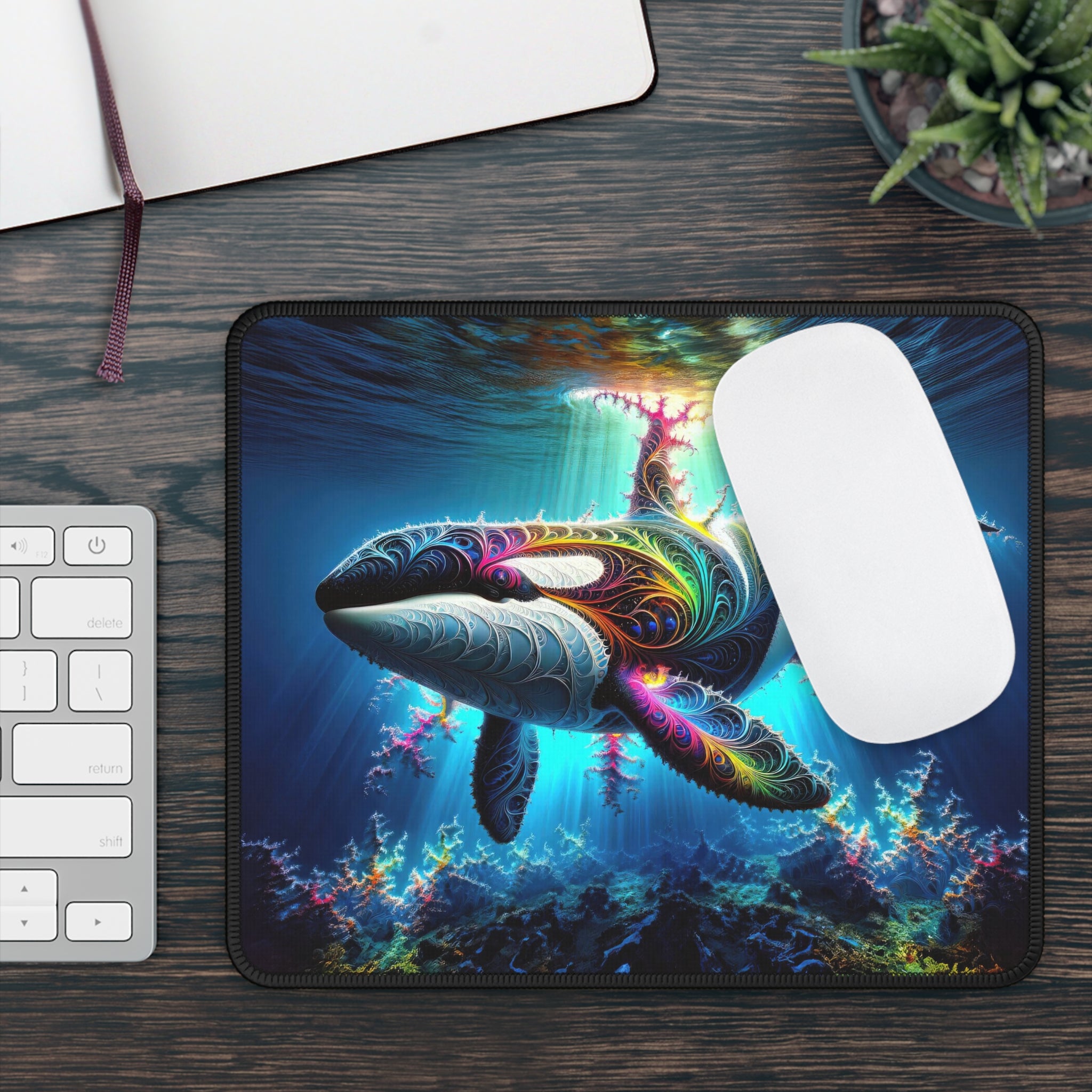 Aurora of the Abyss Gaming Mouse Pad