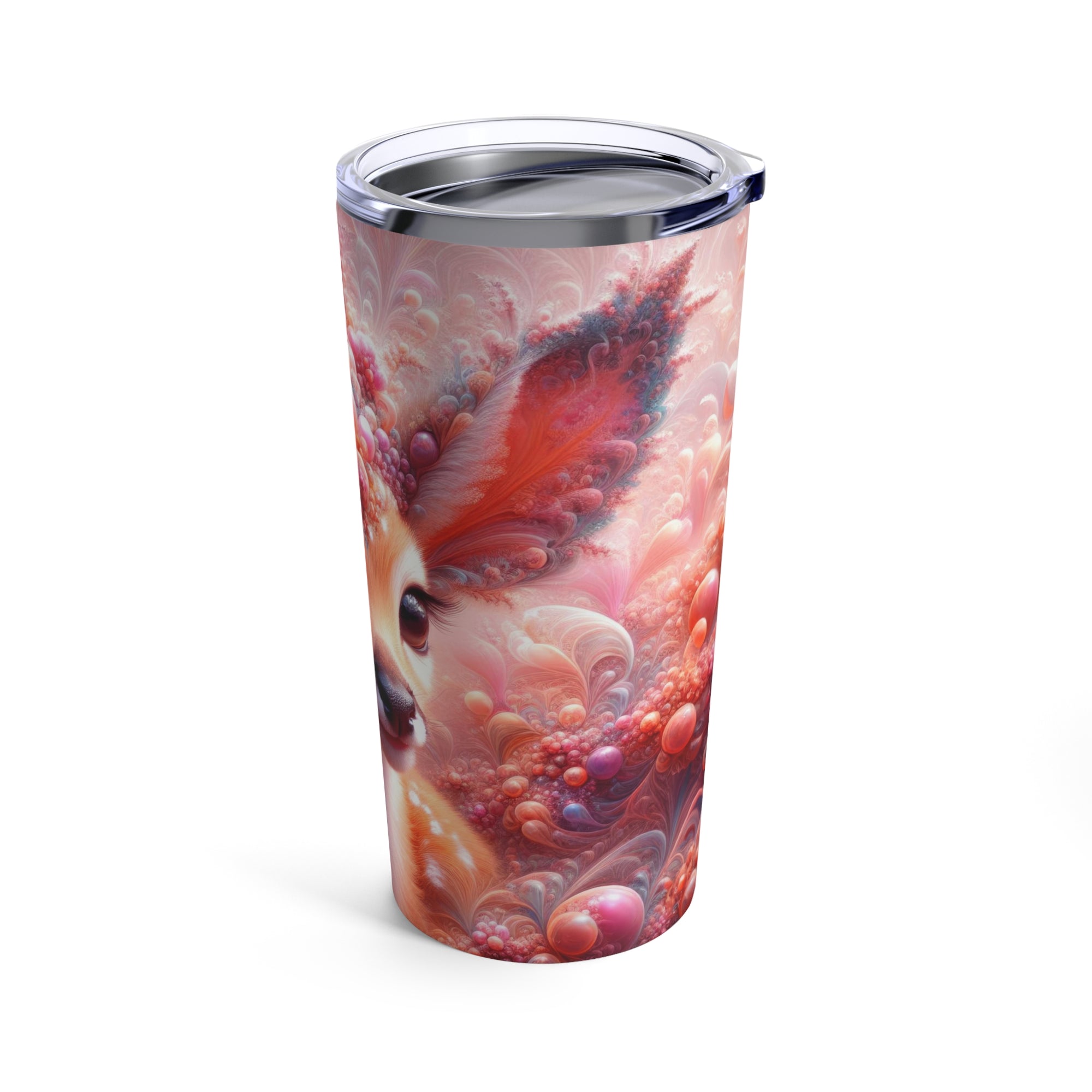 The Enchanted Fawn of Fractal Forest Tumbler 20oz