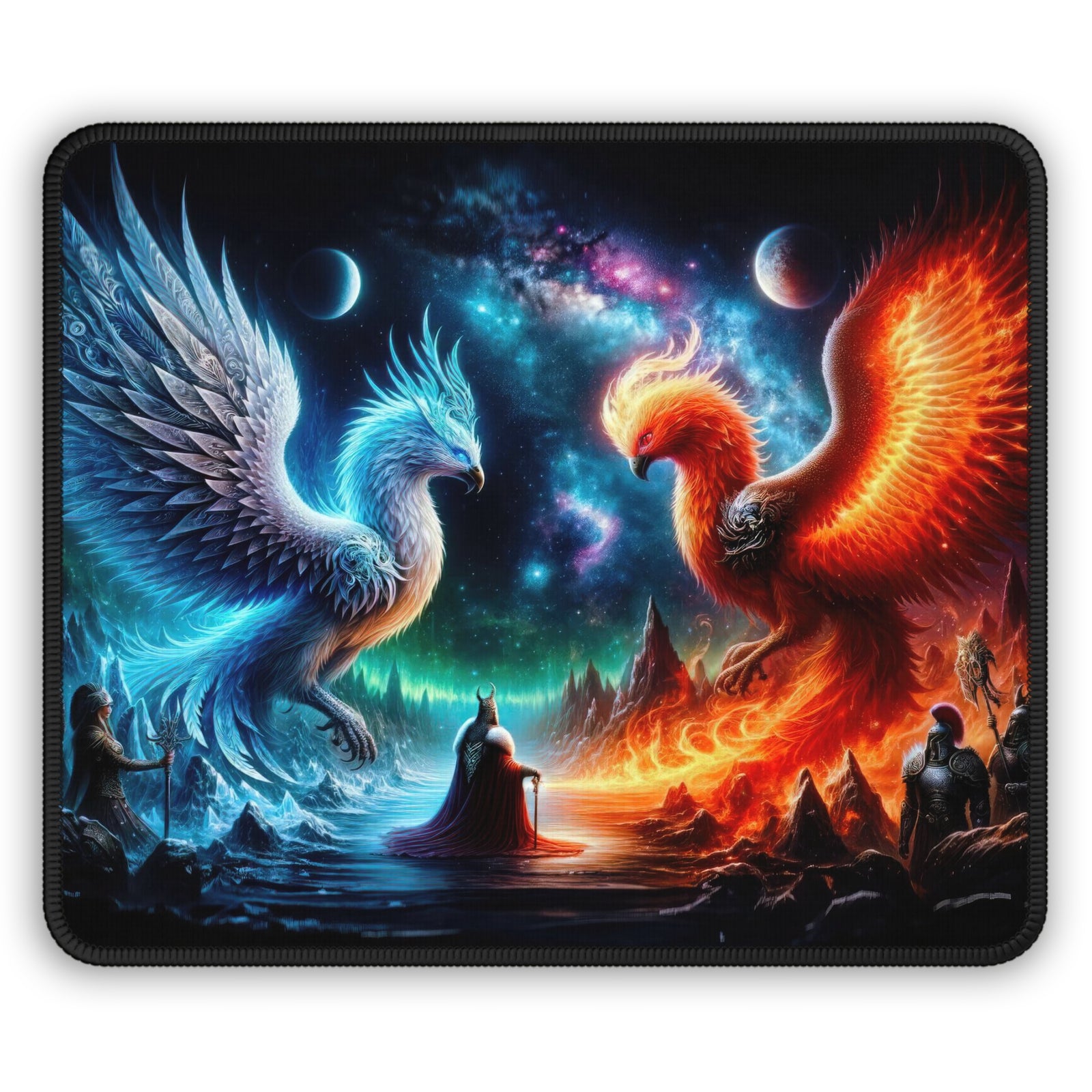 Convergence of Celestial Guardians Gaming Mouse Pad