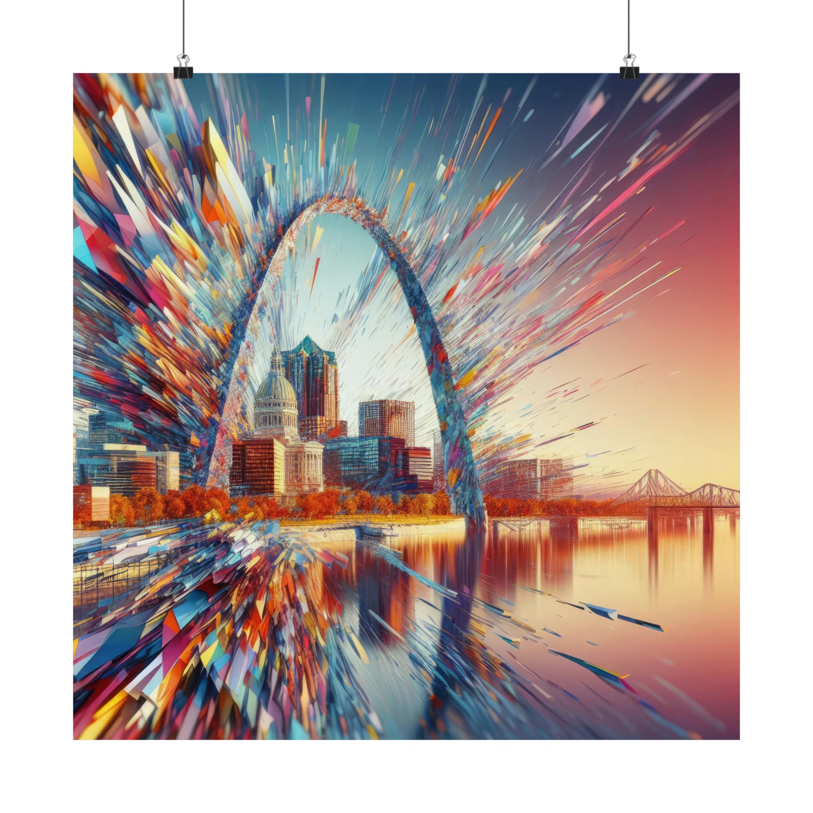 St. Louis Tapestry Poster