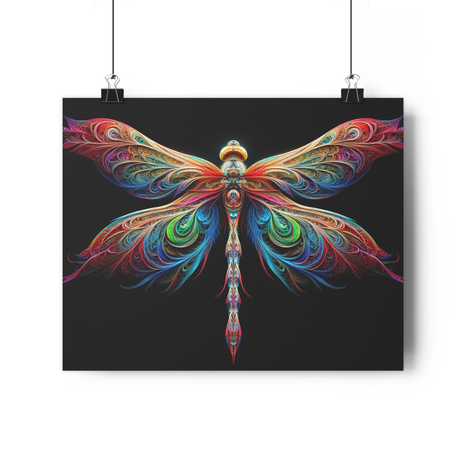 Dazzling Dragonfly Wings Art Print