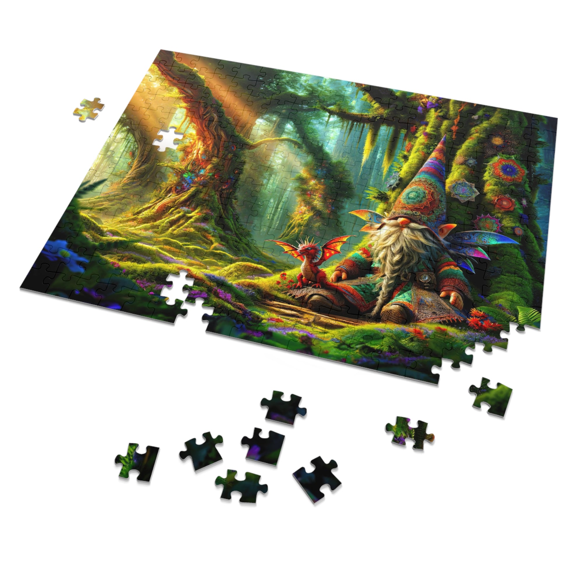 The Gnome's Enchanted Slumber Jigsaw Puzzle