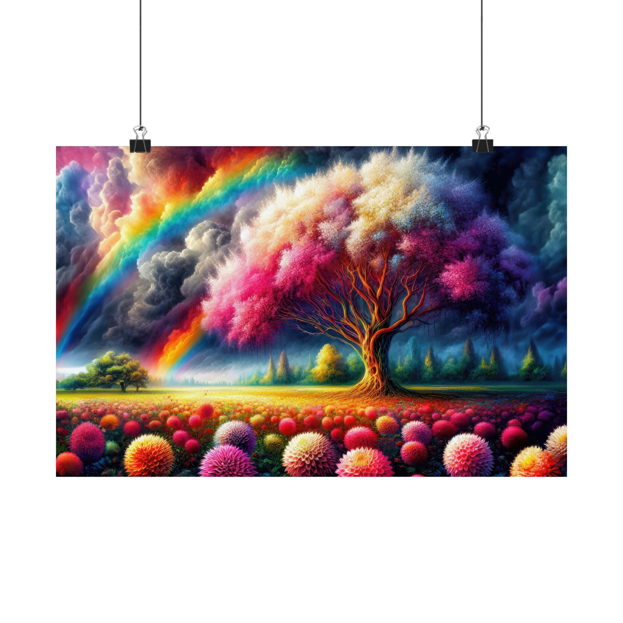 The Blossom of Chromatic Wonders Poster