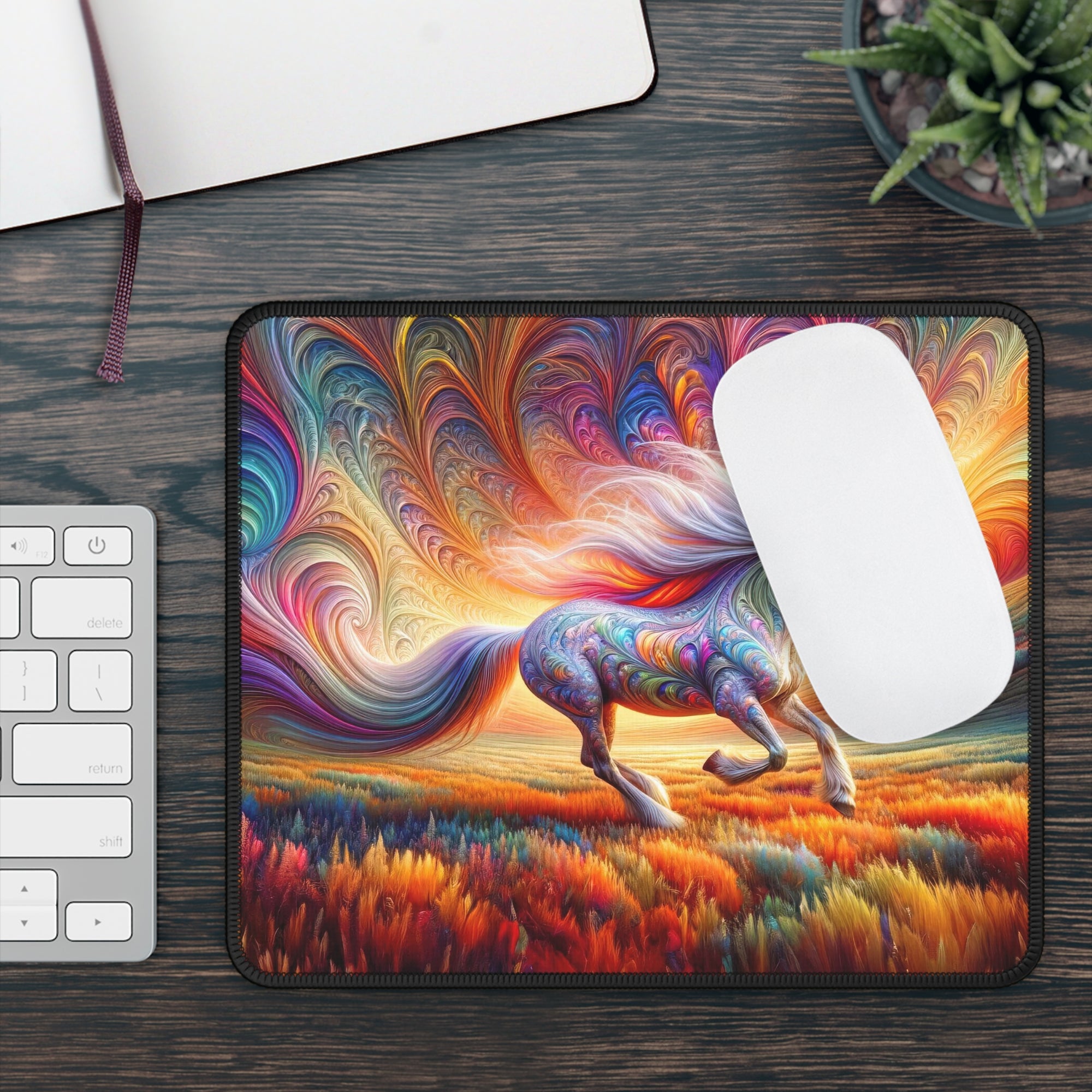Gallop into the Vortex Gaming Mouse Pad