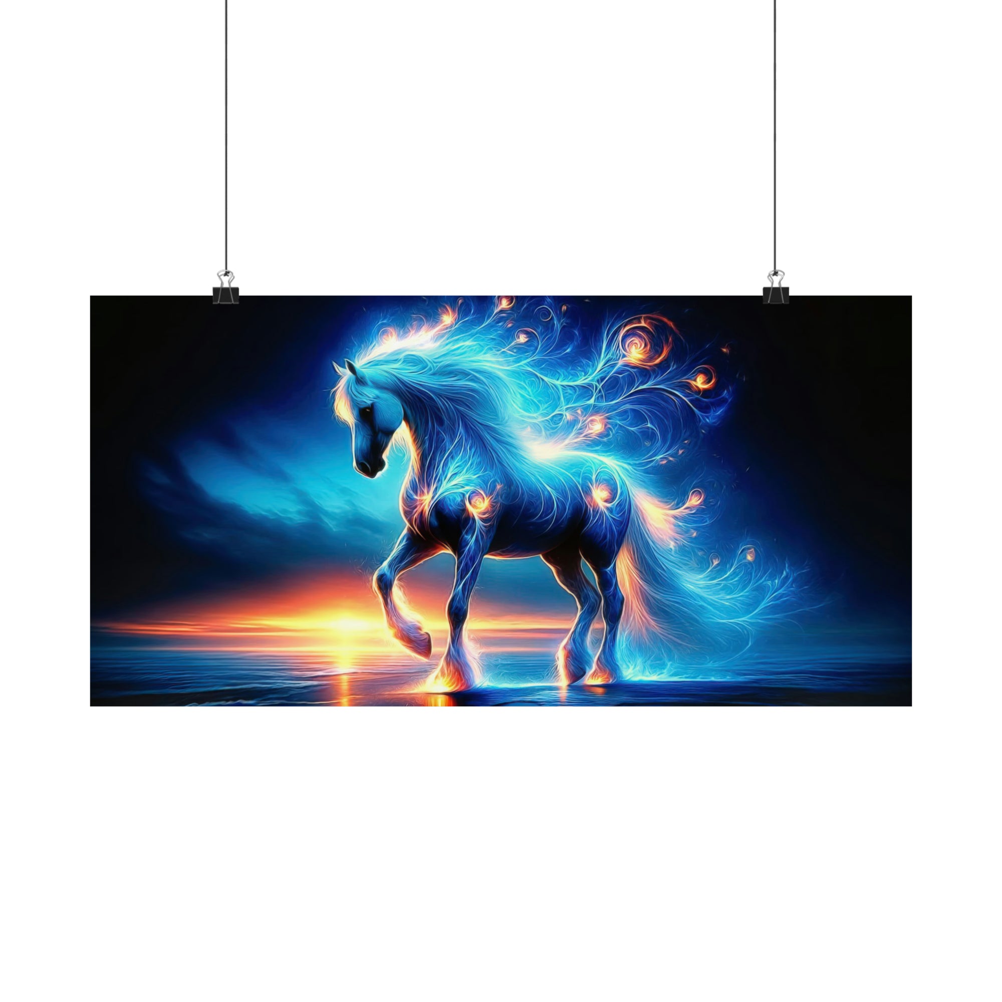 Luminous Gallop Poster