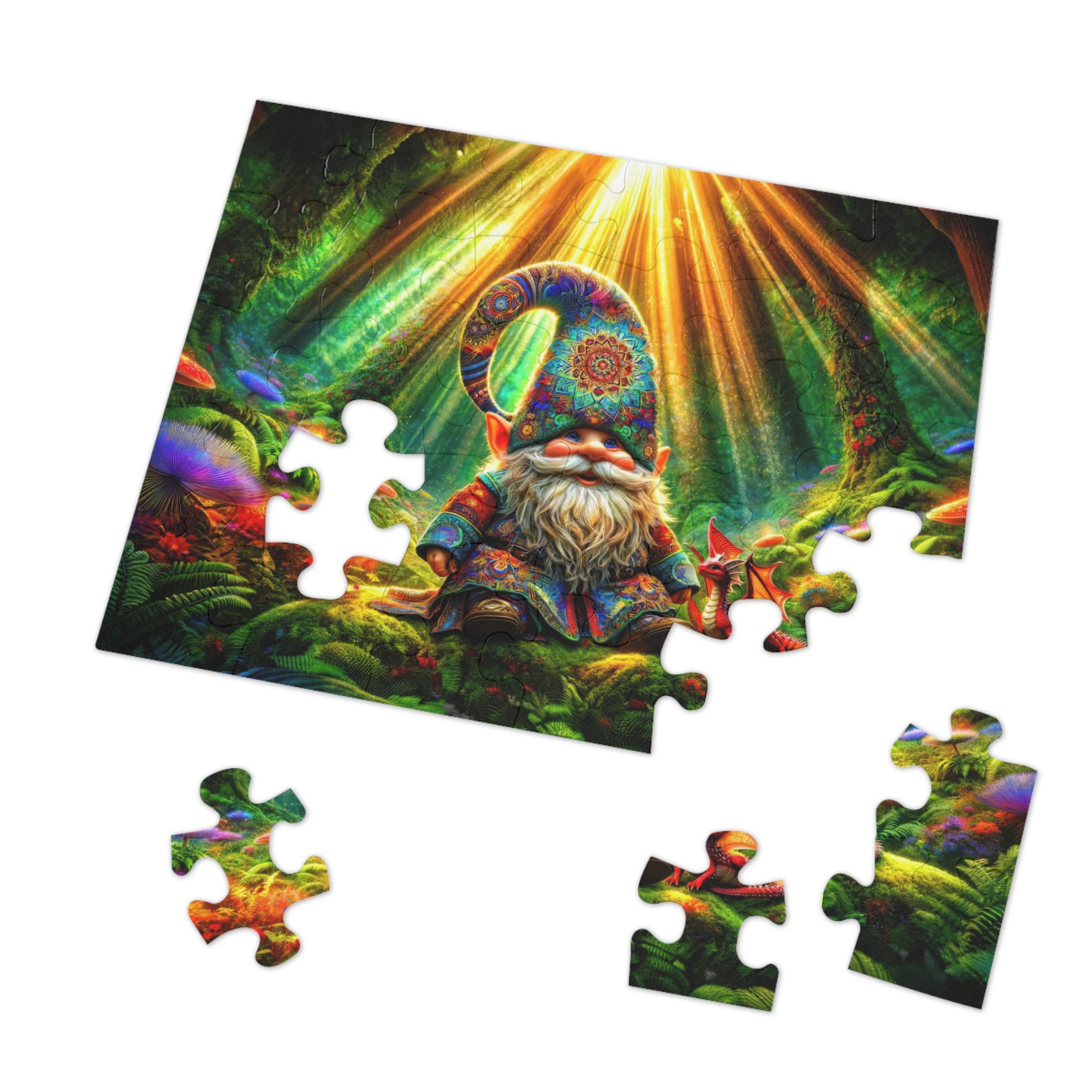 Mandalas and Mythos Jigsaw Puzzle
