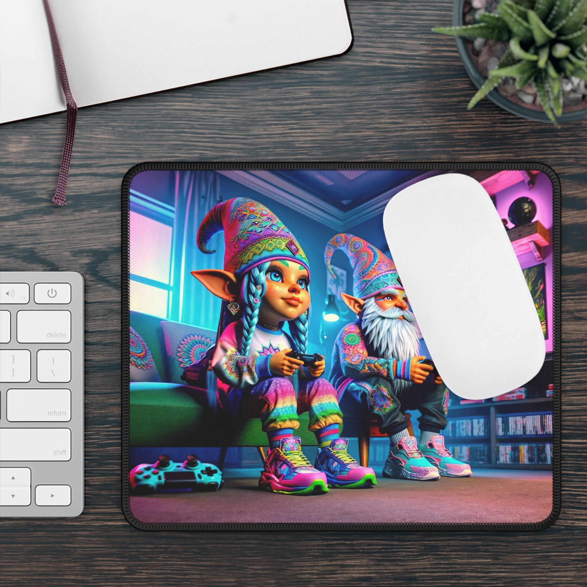 The Gnomish Quest Gaming Mouse Pad
