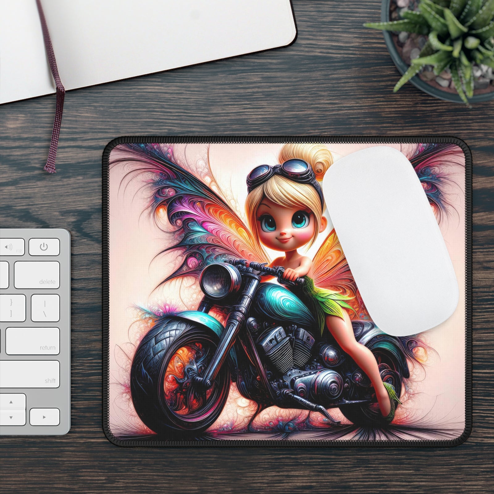Pixie on Pistons Mouse Pad