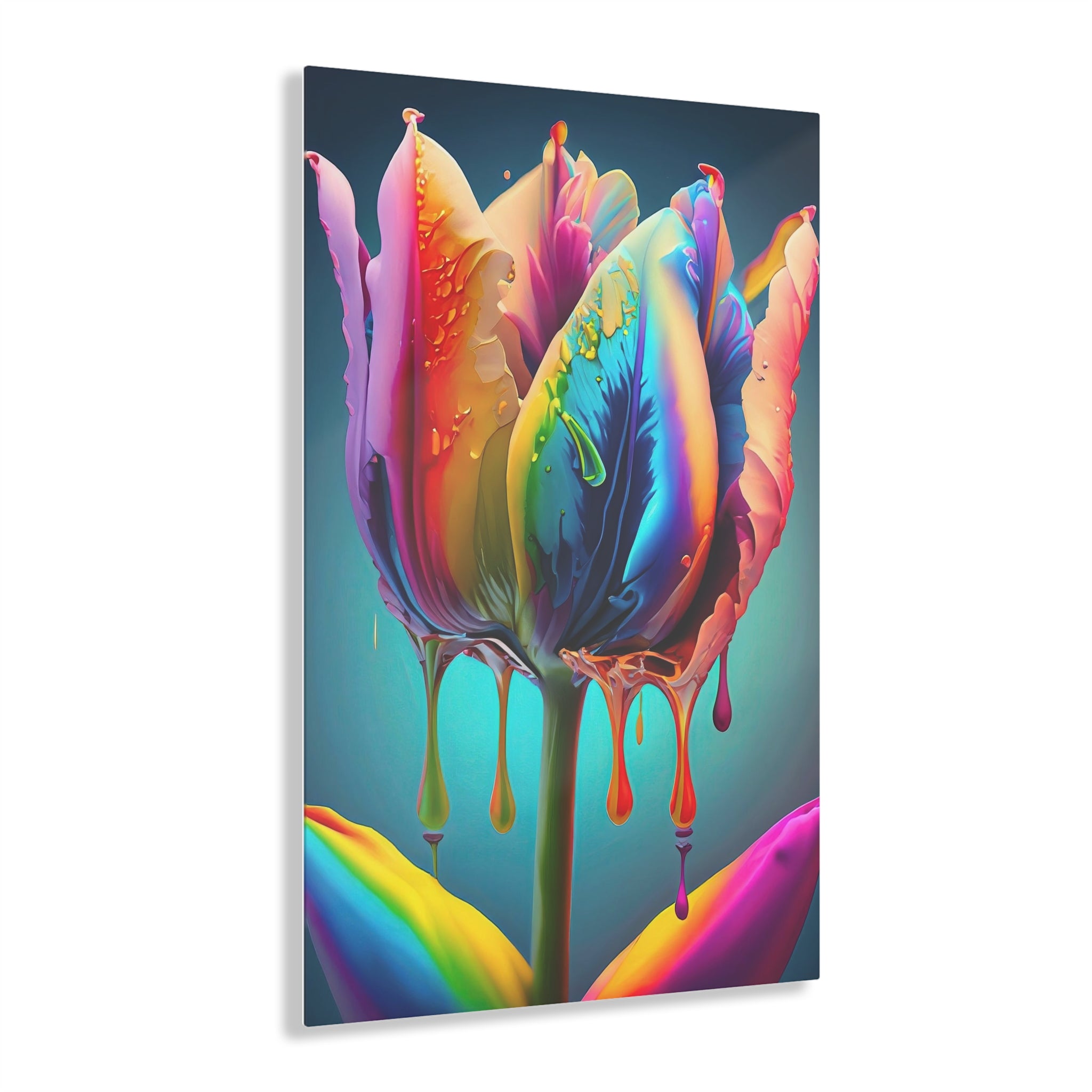 Tulip Dripz B Acrylic Print