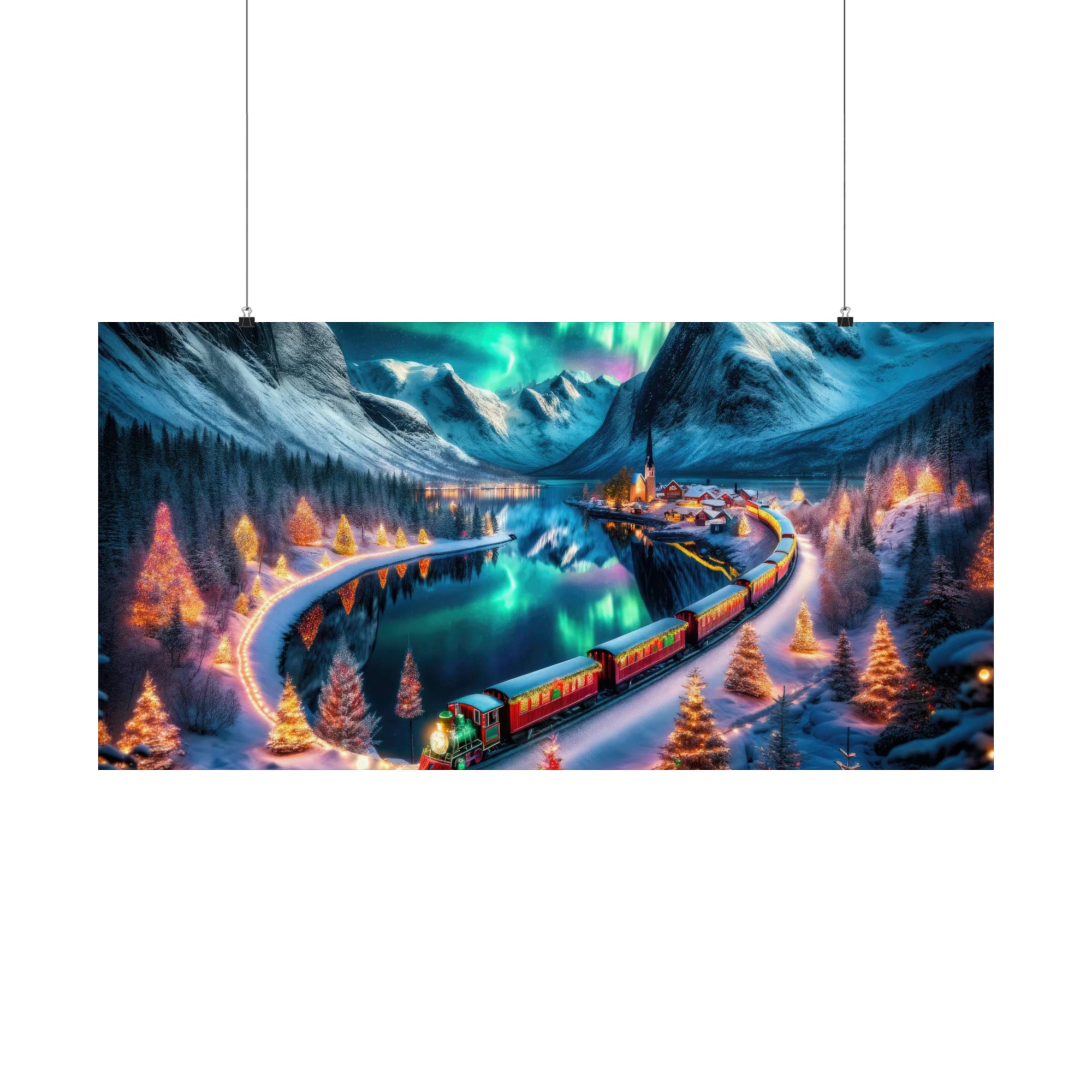 A Winter's Eve Journey Poster