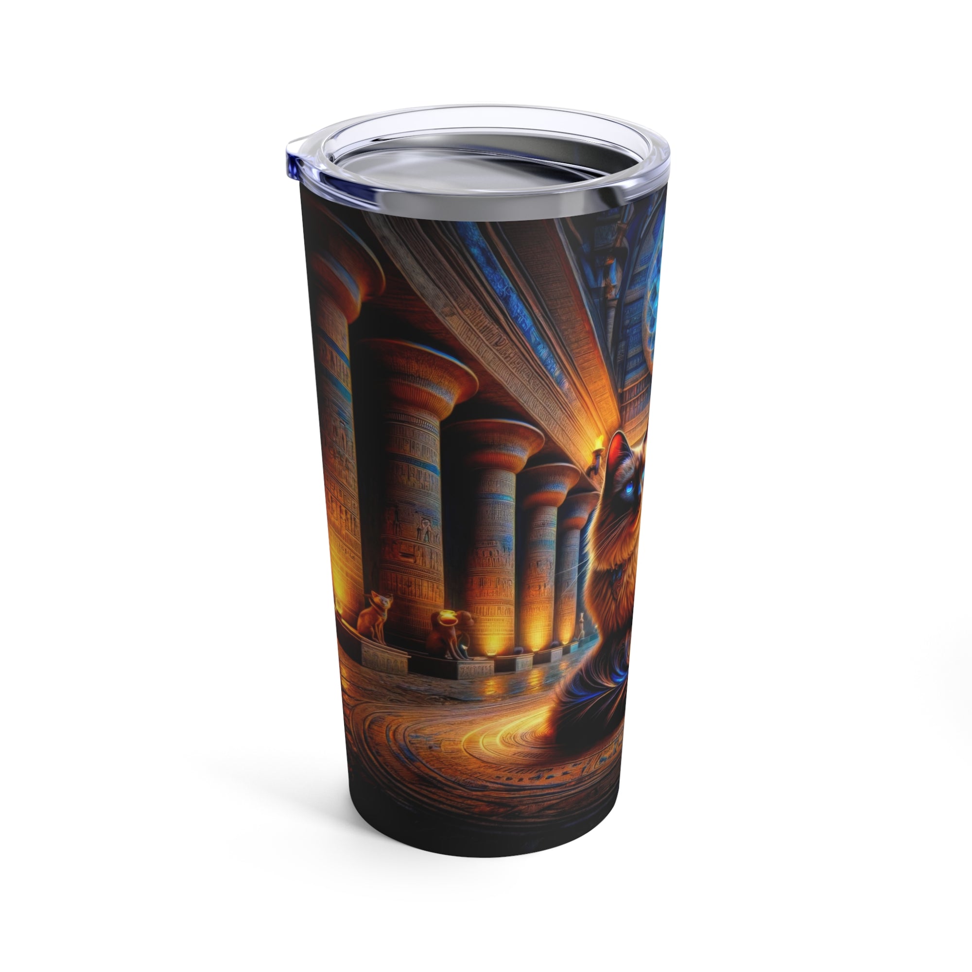 Whiskers in the Temple Tumbler 20oz