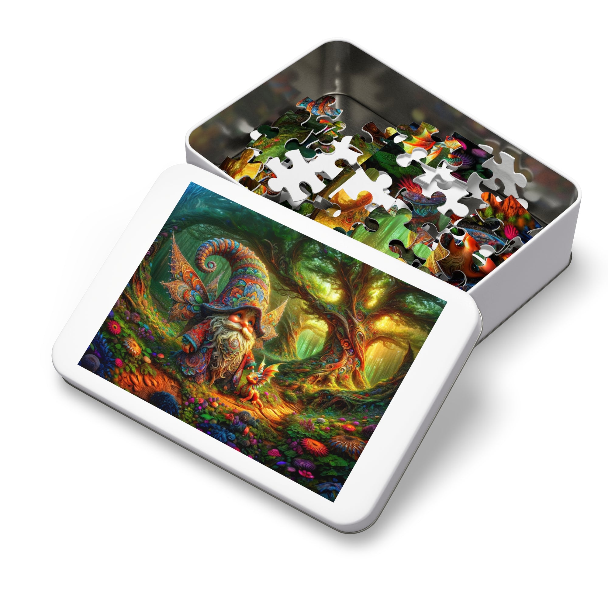 The Gnome's Enchanted Rendezvous Jigsaw Puzzle