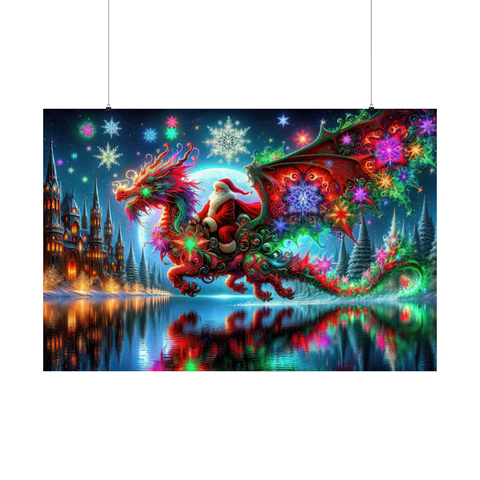 Santa's Enchanted Eve Poster